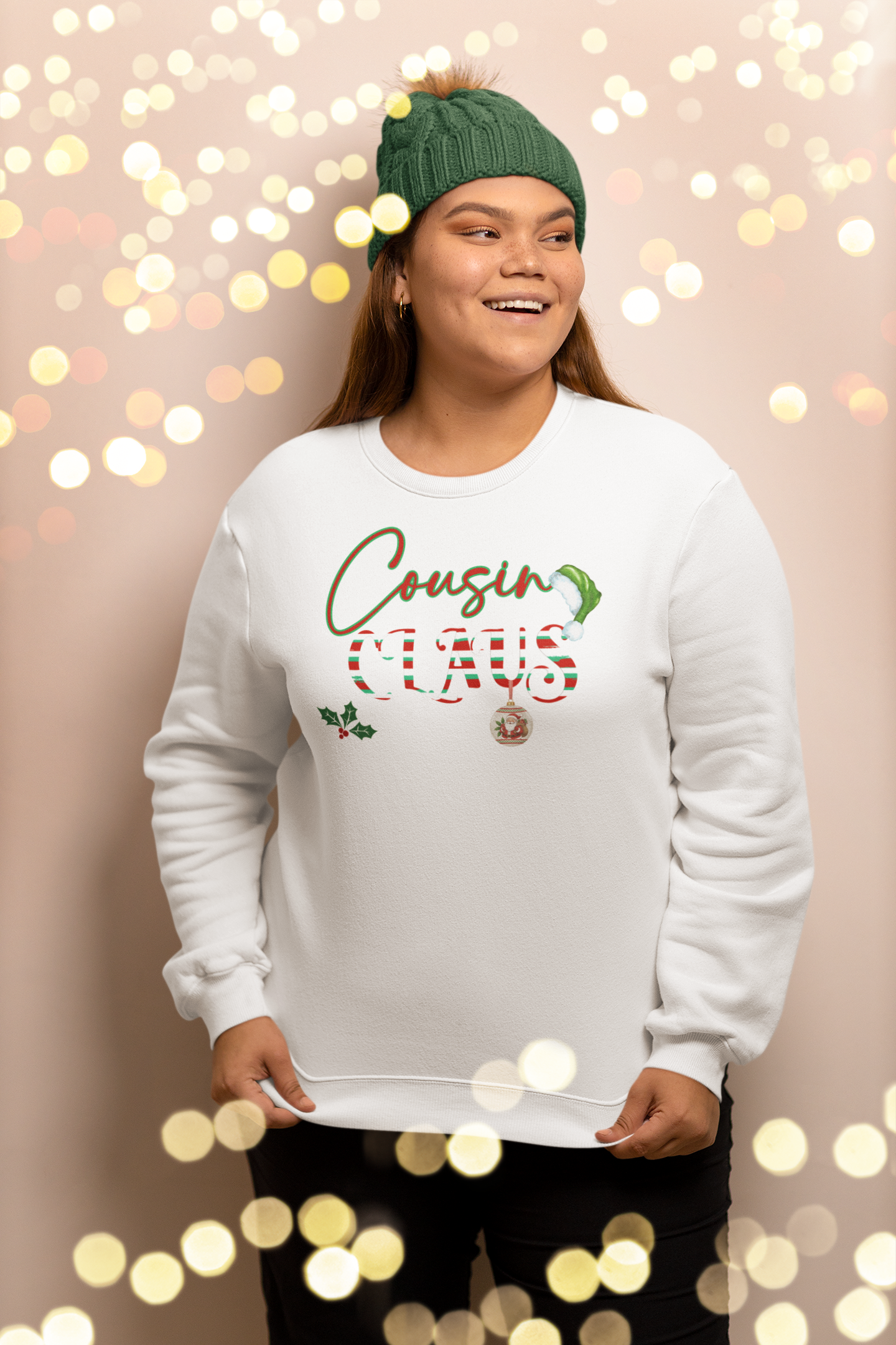 Cousin Claus: The Family's Designated Instigator sweatshirt Cousin Claus: The Family's Designated Instigator sweatshirt