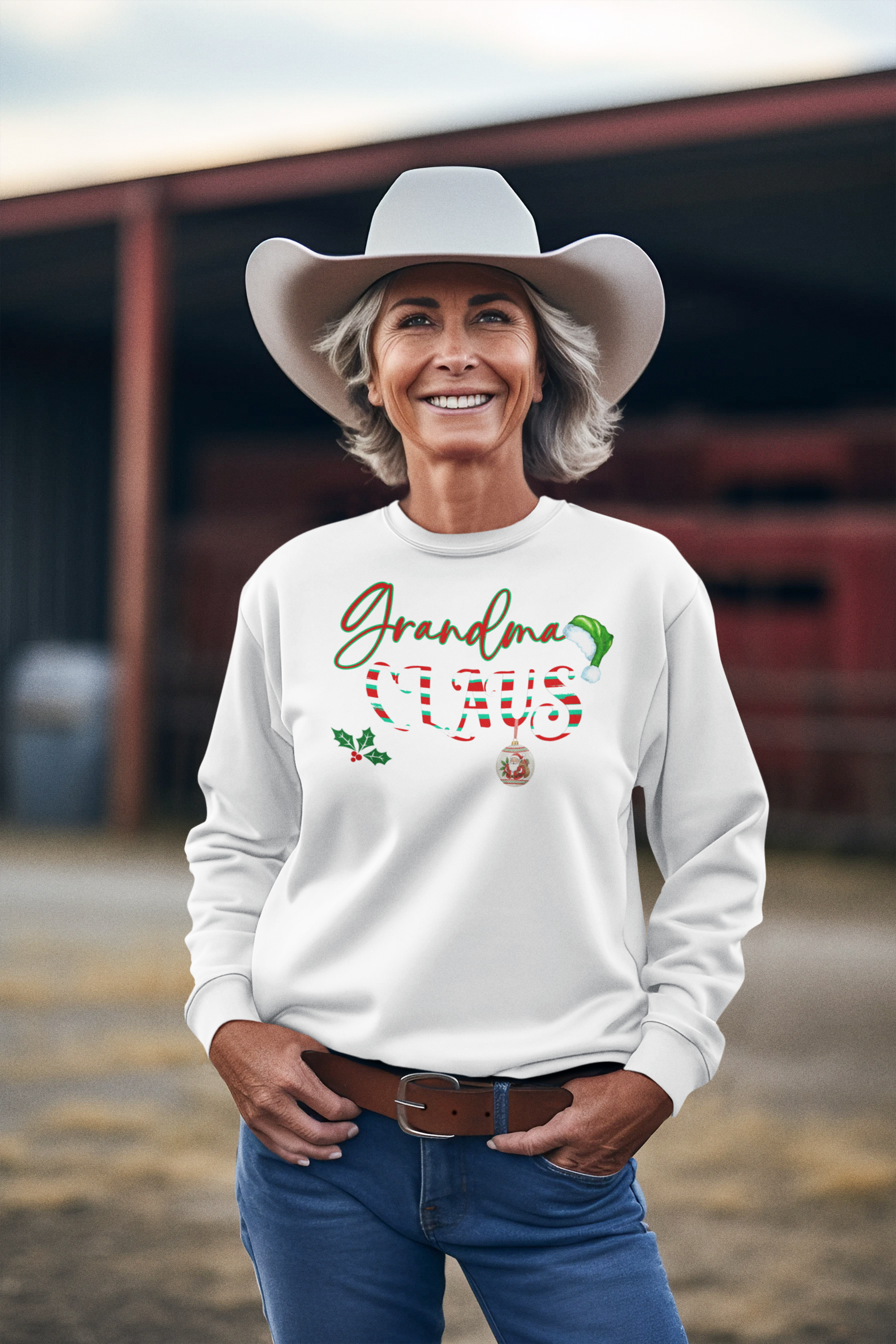Grandma Claus: Where Every Holiday Memory Begins sweatshirt product thumbnail image Grandma Claus: Where Every Holiday Memory Begins sweatshirt product thumbnail image