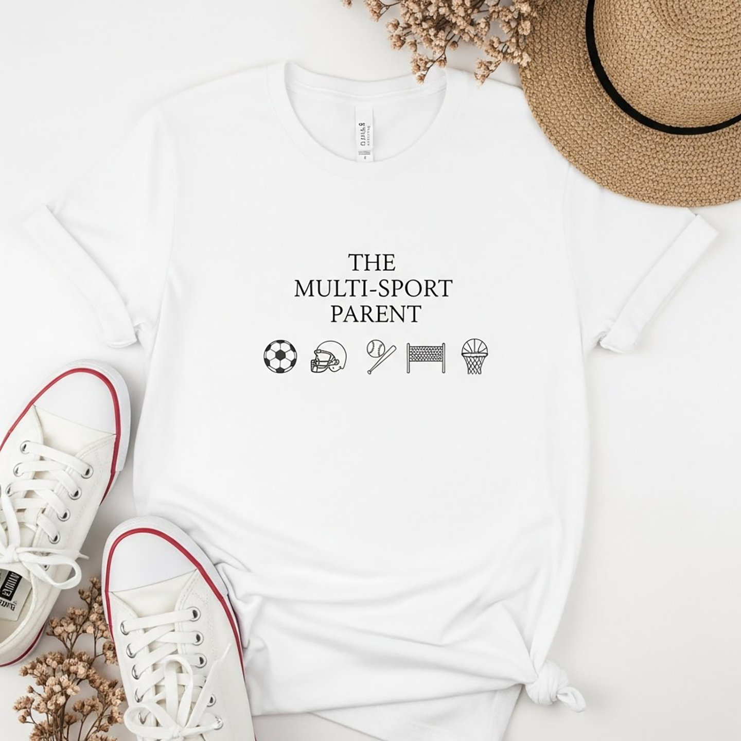 The Multi-Sport Parent T-Shirt — Youth Sports Mom/Dad Tee product thumbnail image The Multi-Sport Parent T-Shirt — Youth Sports Mom/Dad Tee product thumbnail image