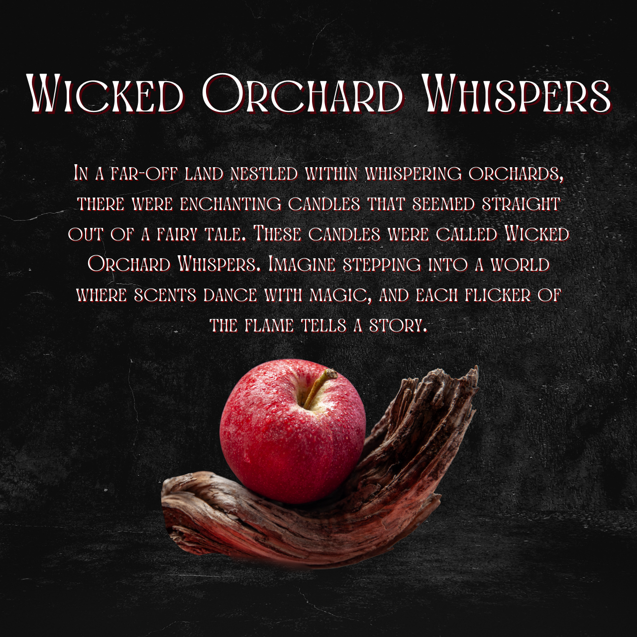 Wicked Orchard Whispers Soy Candle — apple (9oz)