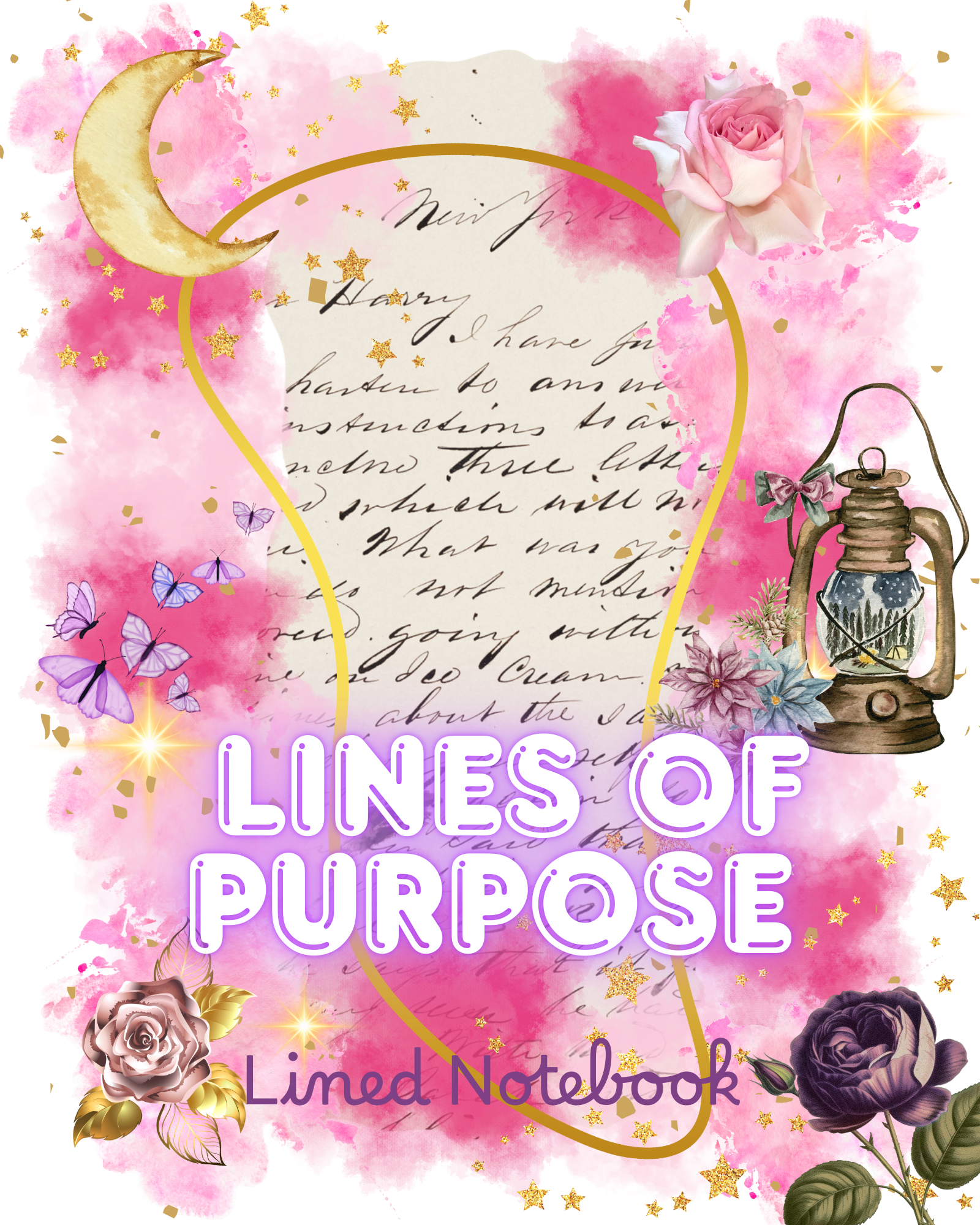 Lines of Purpose Spiral Bound Journal | Floral Moon Lantern Lined Notebook product thumbnail image Lines of Purpose Spiral Bound Journal | Floral Moon Lantern Lined Notebook product thumbnail image