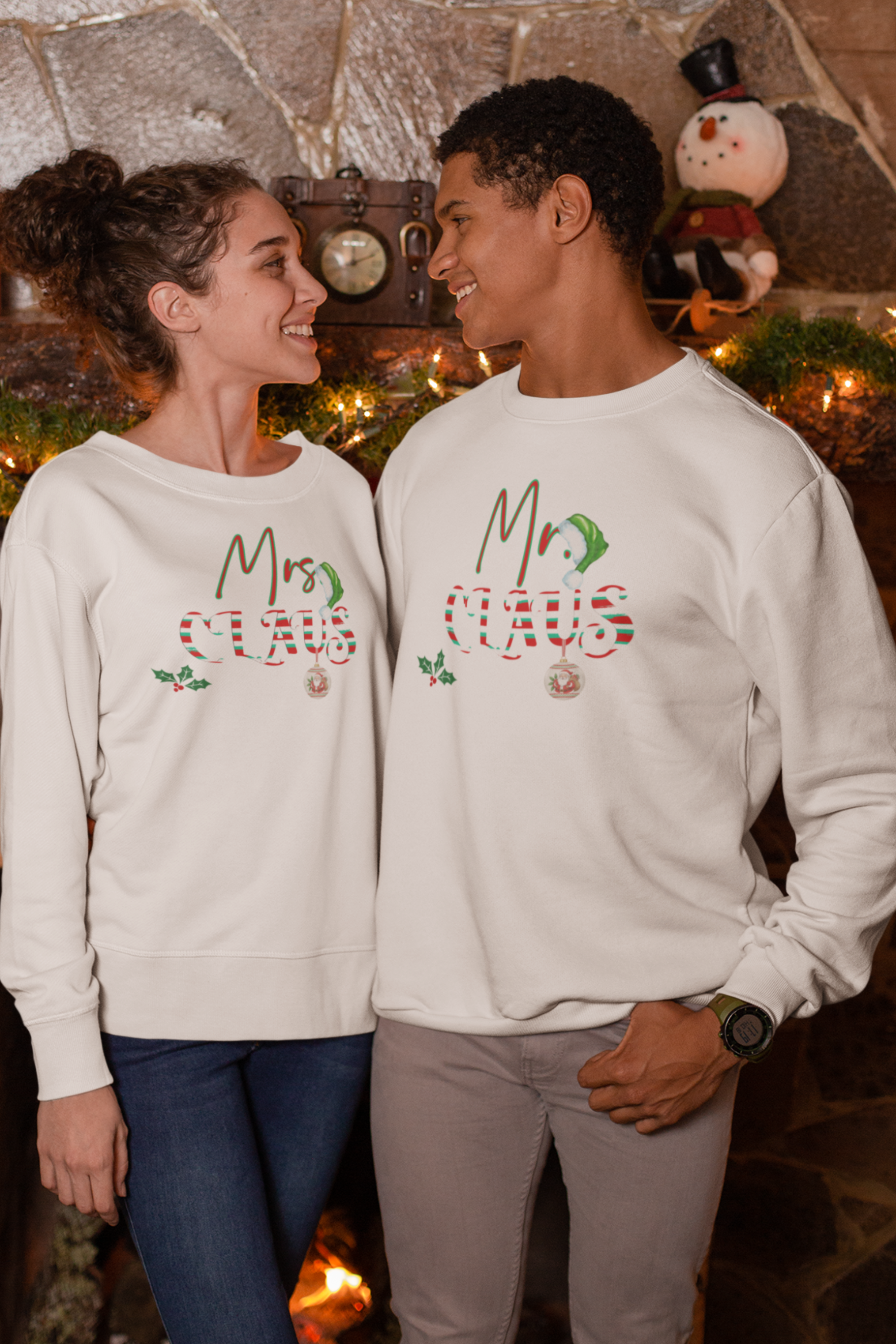 Mr. Claus: Spreading Joy, One Stylish Gesture at a Time sweatshirt product thumbnail image Mr. Claus: Spreading Joy, One Stylish Gesture at a Time sweatshirt product thumbnail image