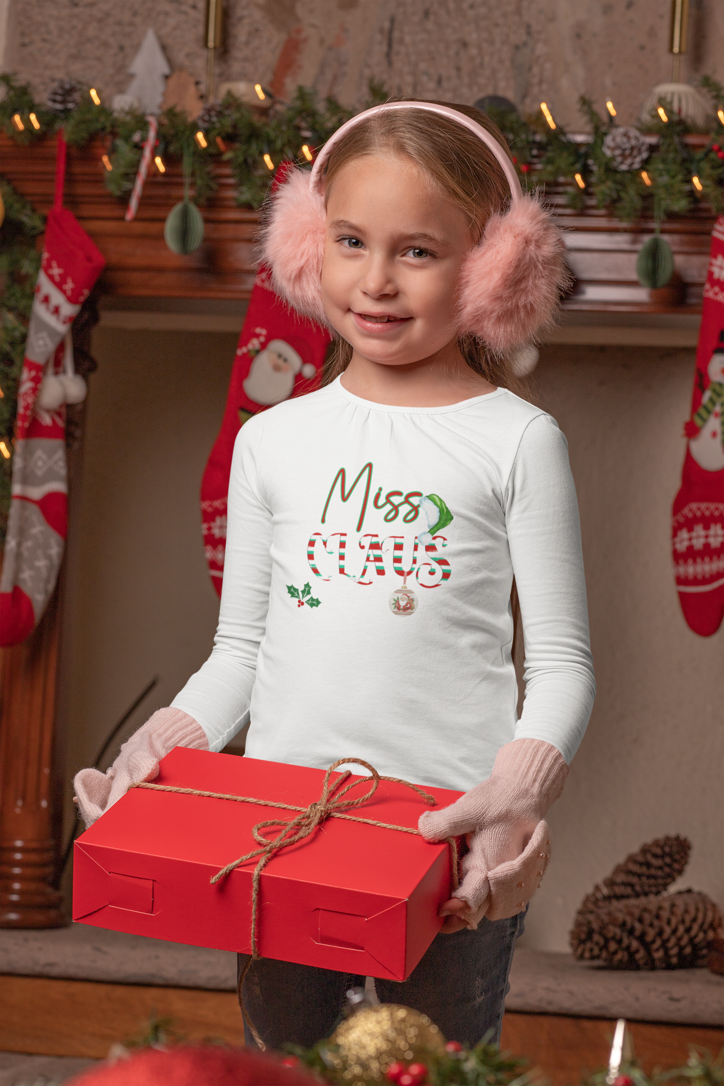 Miss Claus: Bringing the Sparkle (and the Receipts) Sweatshirt (Youth Sizes)