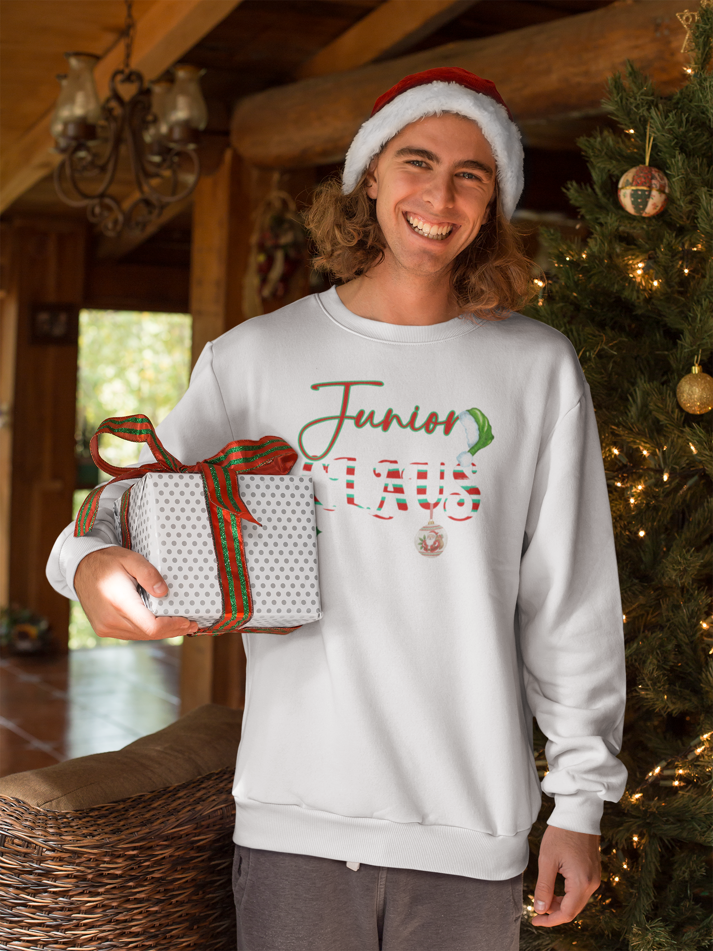 Junior Claus: The Future of Christmas Chaos! sweatshirt Junior Claus: The Future of Christmas Chaos! sweatshirt