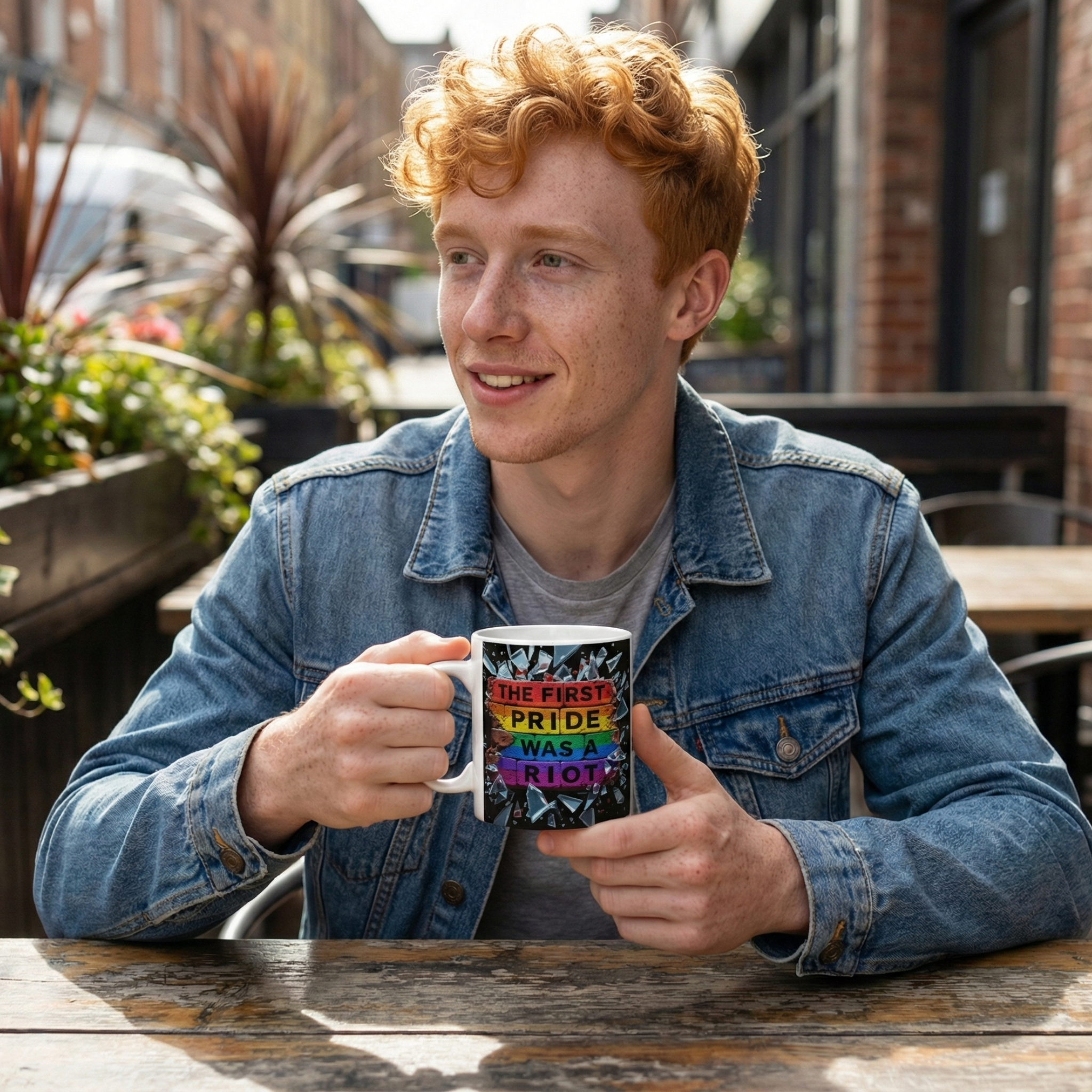 Pride Revolution Ceramic Mug - Celebrate LGBTQ+ History, Rainbow Pride Mug, Unique Gift for Allies, Coffee Lovers, Special Occasion