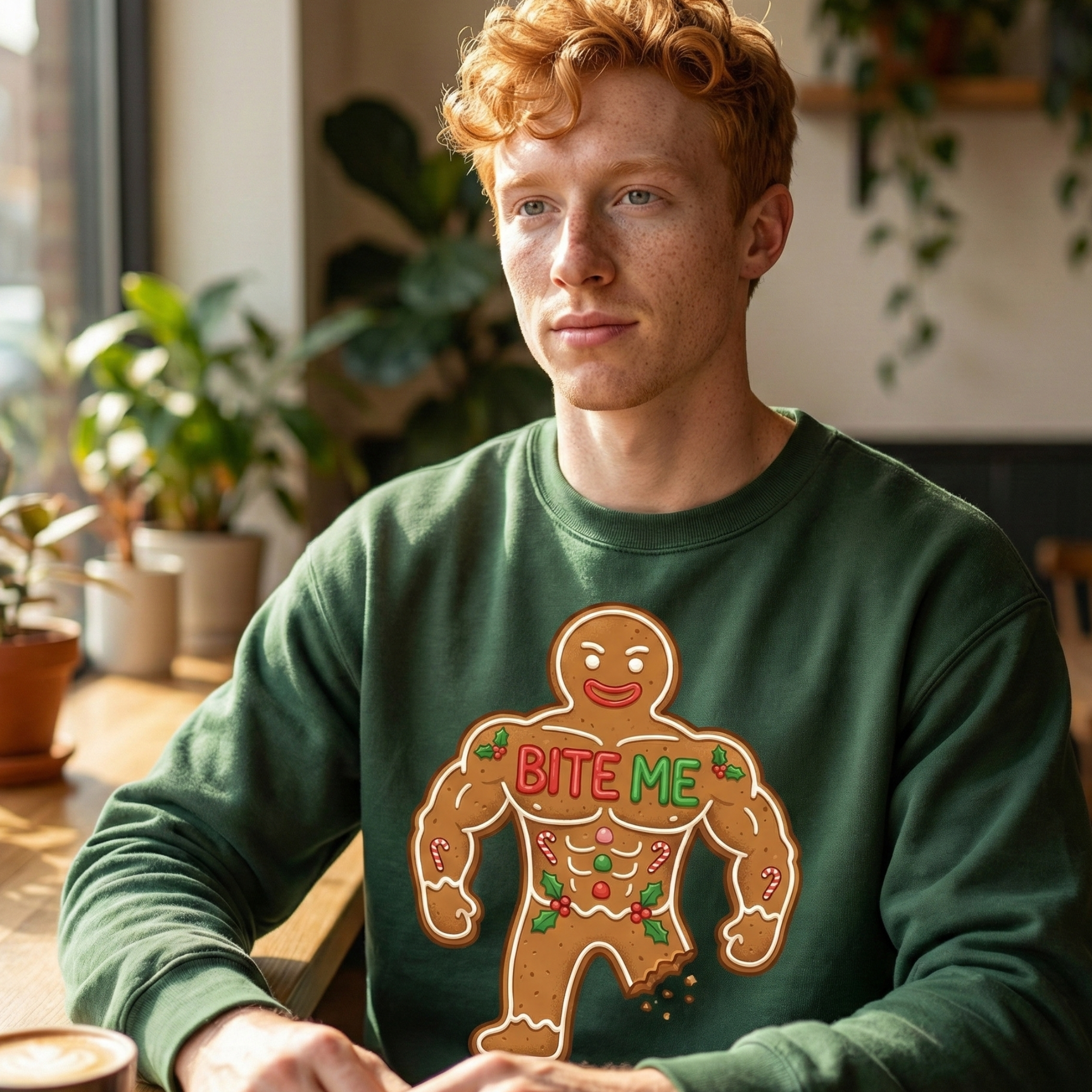 Bite Me Christmas Holiday Sweatshirt  product thumbnail image