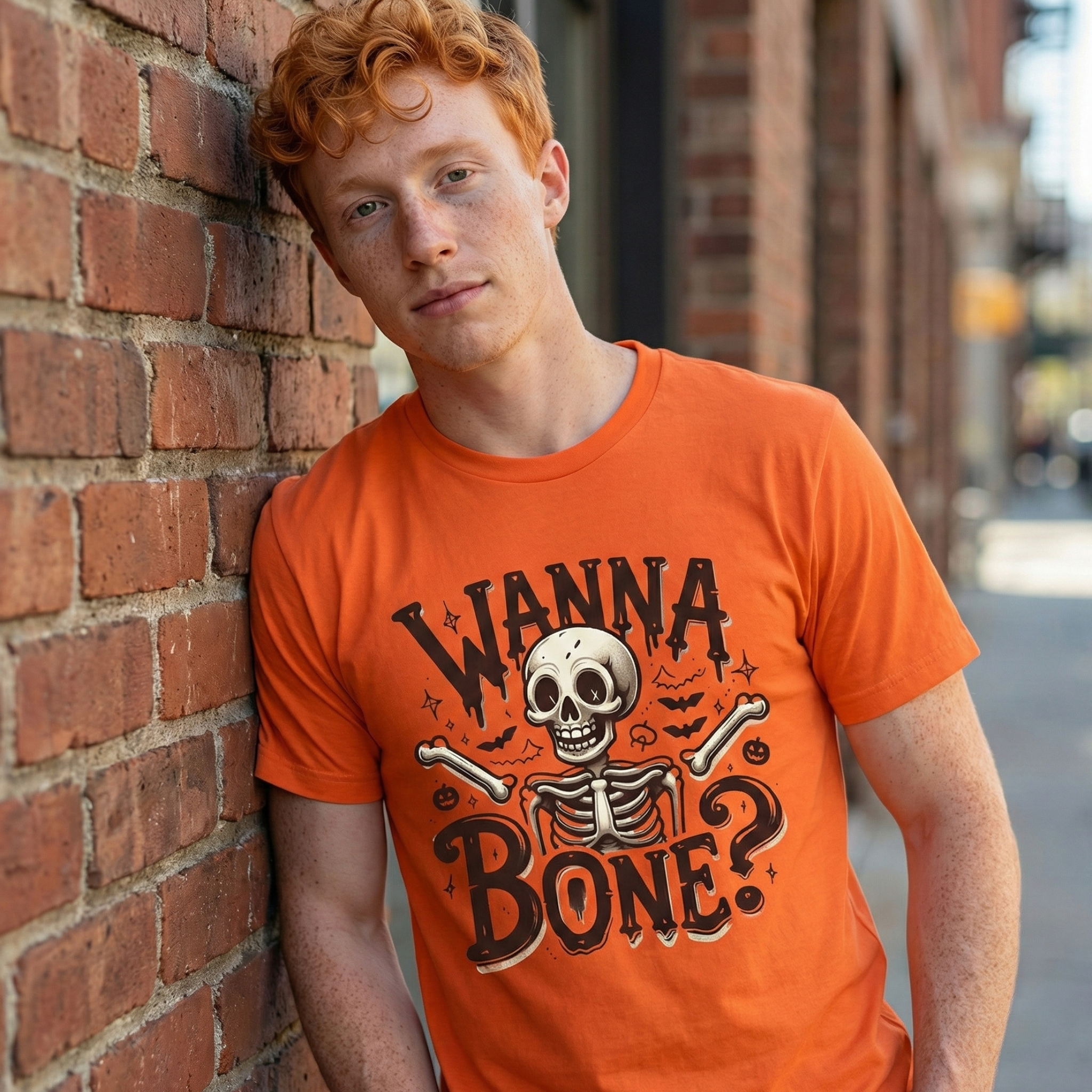 Wanna Bone? - Unisex Jersey Short Sleeve Tee product thumbnail image