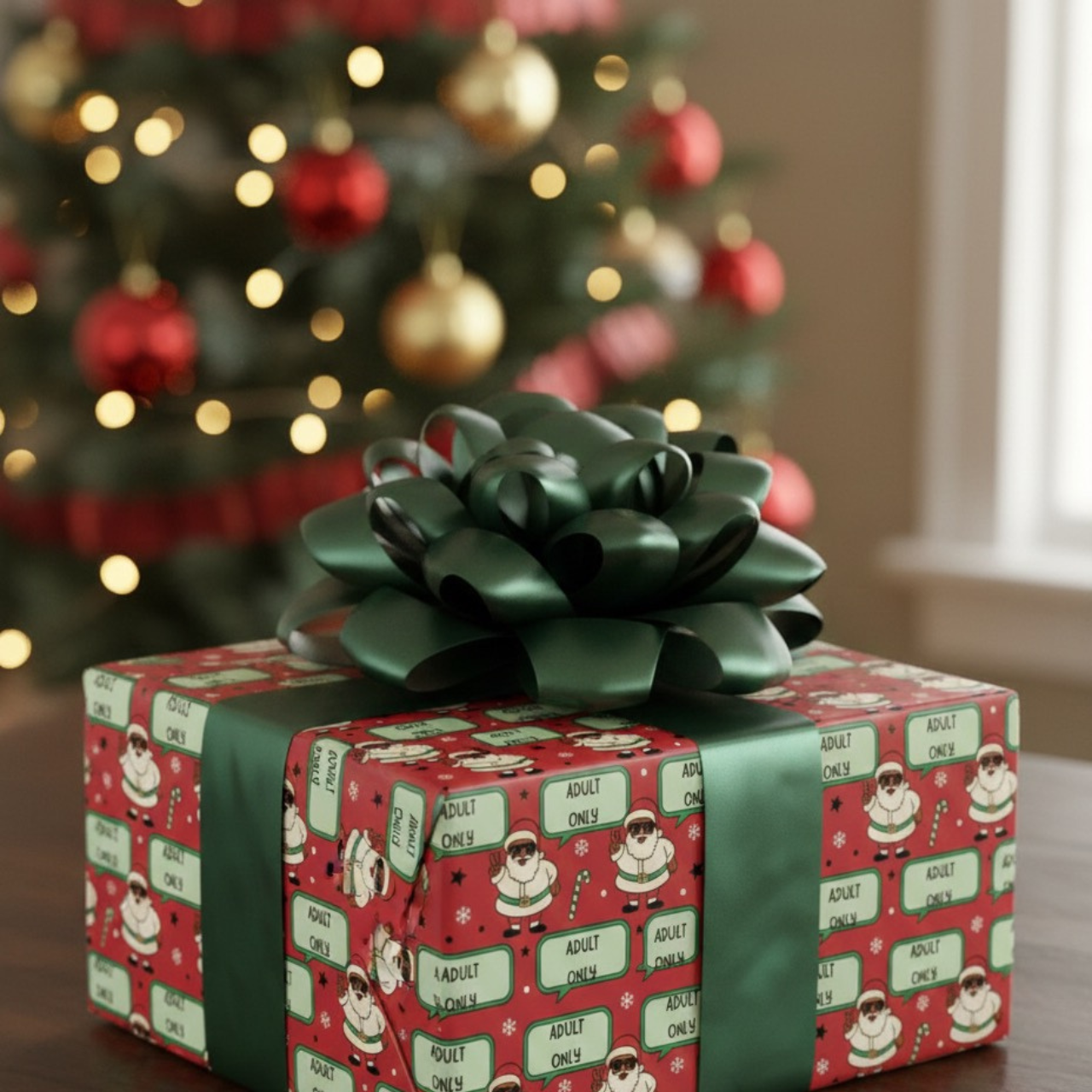 ADULT ONLY- Dirty Santa Christmas Wrap  product thumbnail image