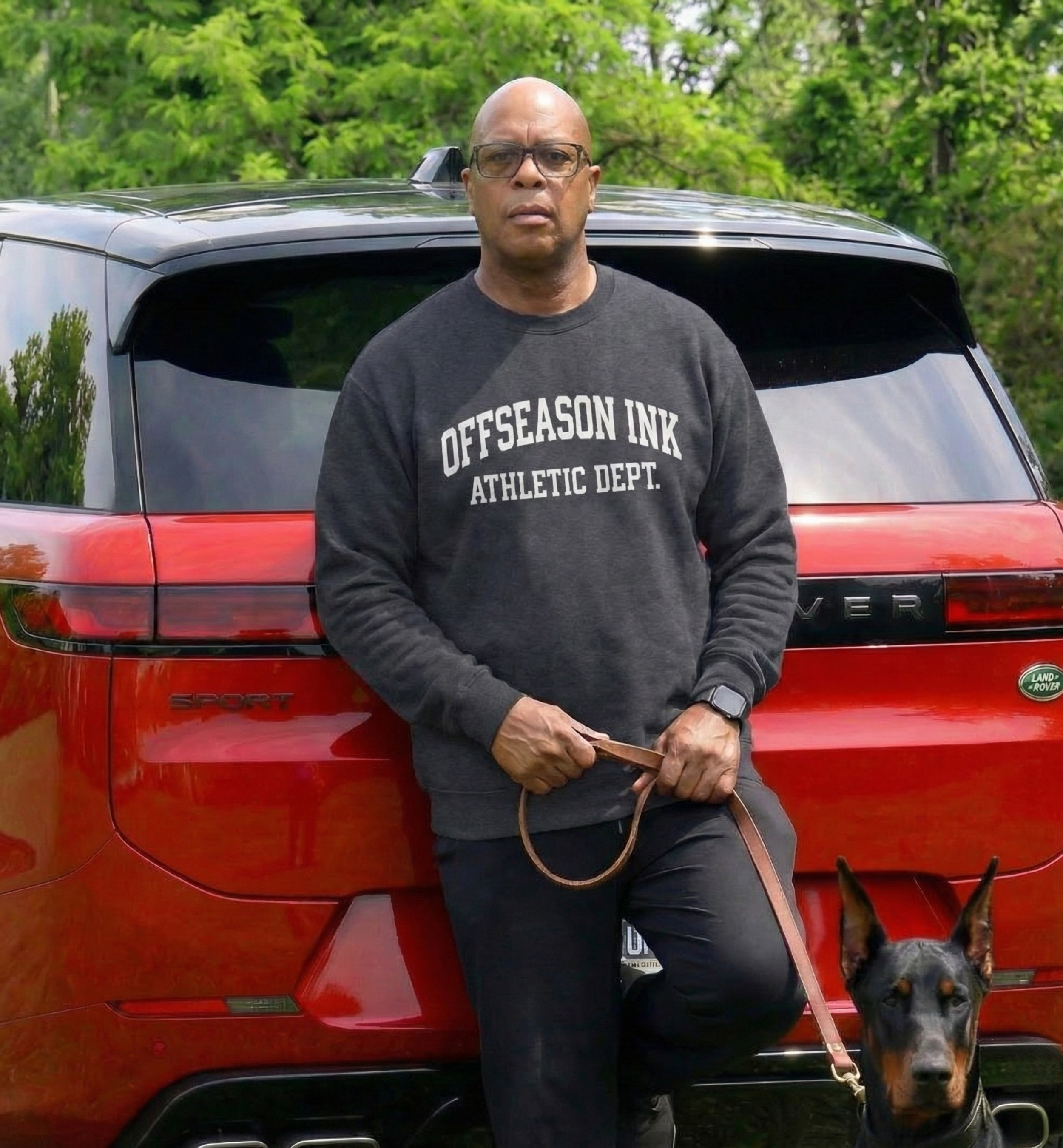 OffSeason Ink Athletic Dept. Sweatshirt — Classic Varsity Crewneck   product thumbnail image