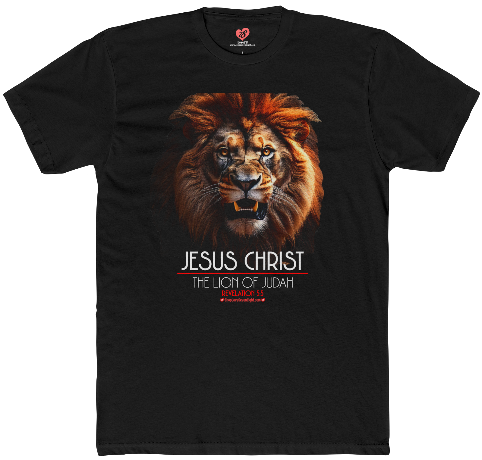 #JCTLOJ - Jesus Christ The Lion Of Judah - Revelation 5:5 - Lion Emphasis - Dark Shirt - Christian TShirt - Unisex Short Sleeve Shirt Minimalist Code Snippet Tee Subtle Programming Print Crew Neck product thumbnail image #JCTLOJ - Jesus Christ The Lion Of Judah - Revelation 5:5 - Lion Emphasis - Dark Shirt - Christian TShirt - Unisex Short Sleeve Shirt Minimalist Code Snippet Tee Subtle Programming Print Crew Neck product thumbnail image