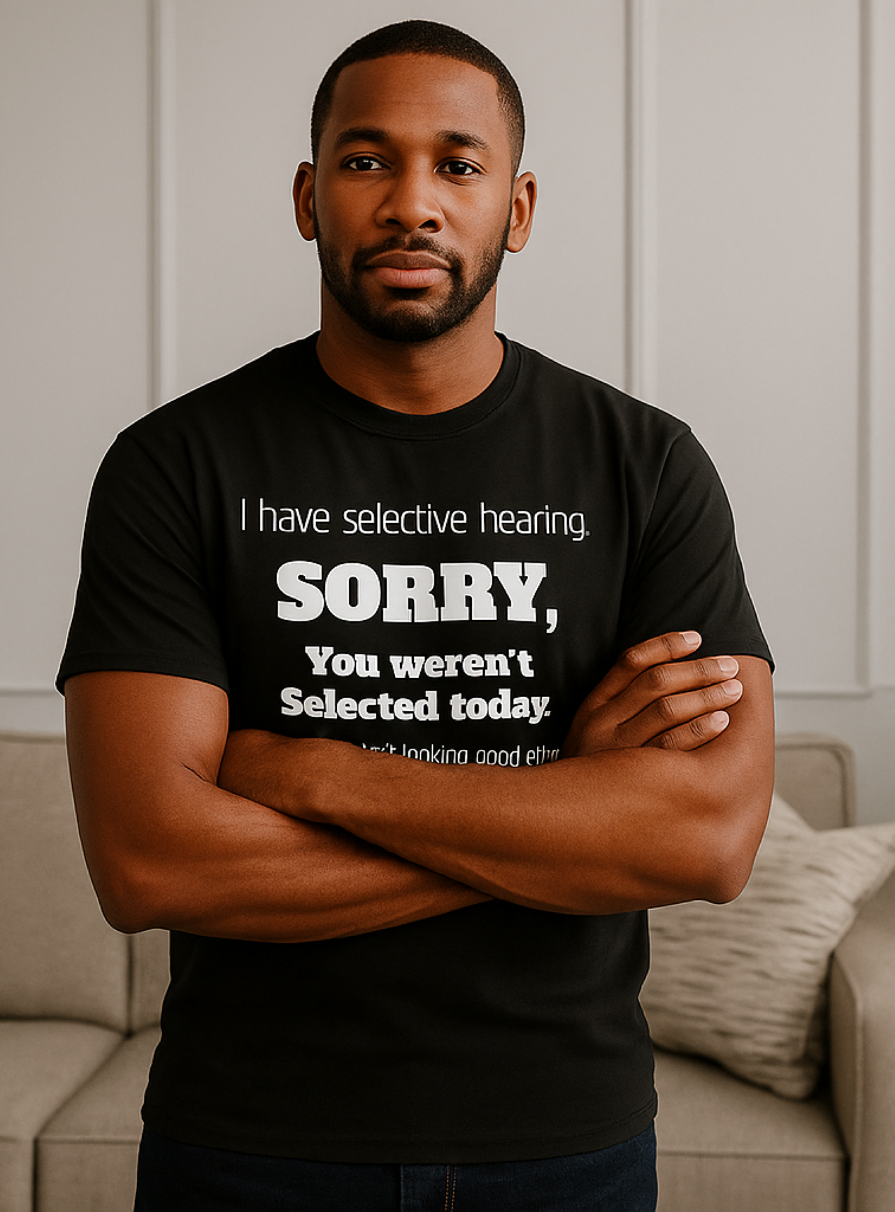 Selective Hearing funny T-shirt product thumbnail image