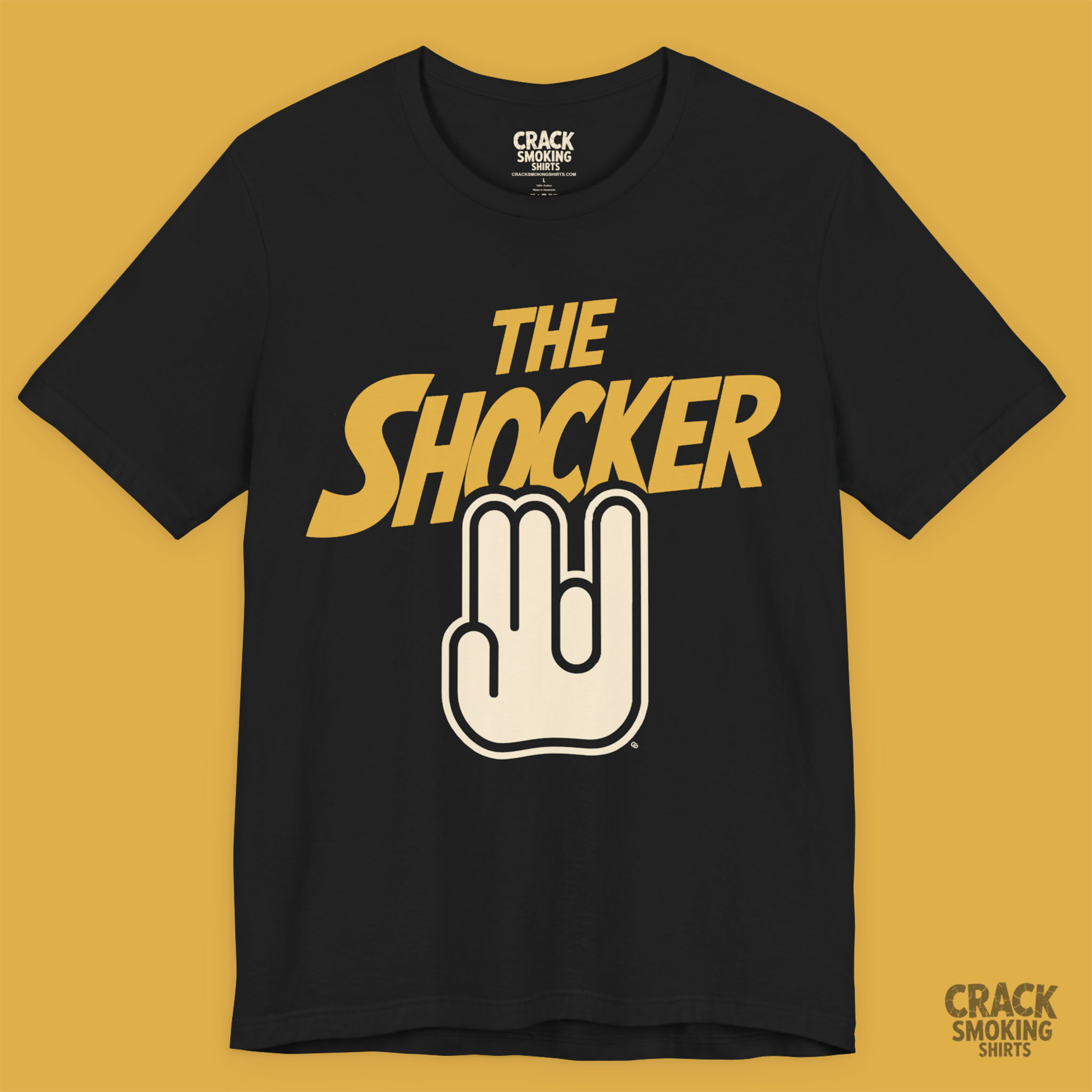 The Shocker – Bold & Controversial Retro Hand Gesture Unisex T-Shirt product thumbnail image The Shocker – Bold & Controversial Retro Hand Gesture Unisex T-Shirt product thumbnail image