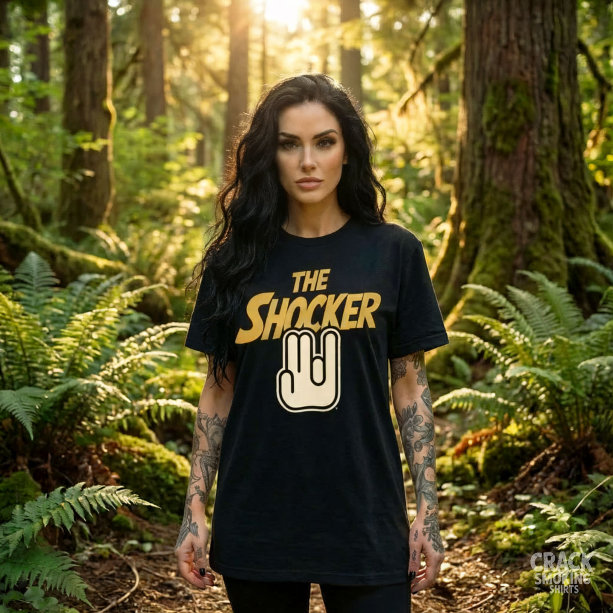 The Shocker – Bold & Controversial Retro Hand Gesture Unisex T-Shirt product thumbnail image The Shocker – Bold & Controversial Retro Hand Gesture Unisex T-Shirt product thumbnail image