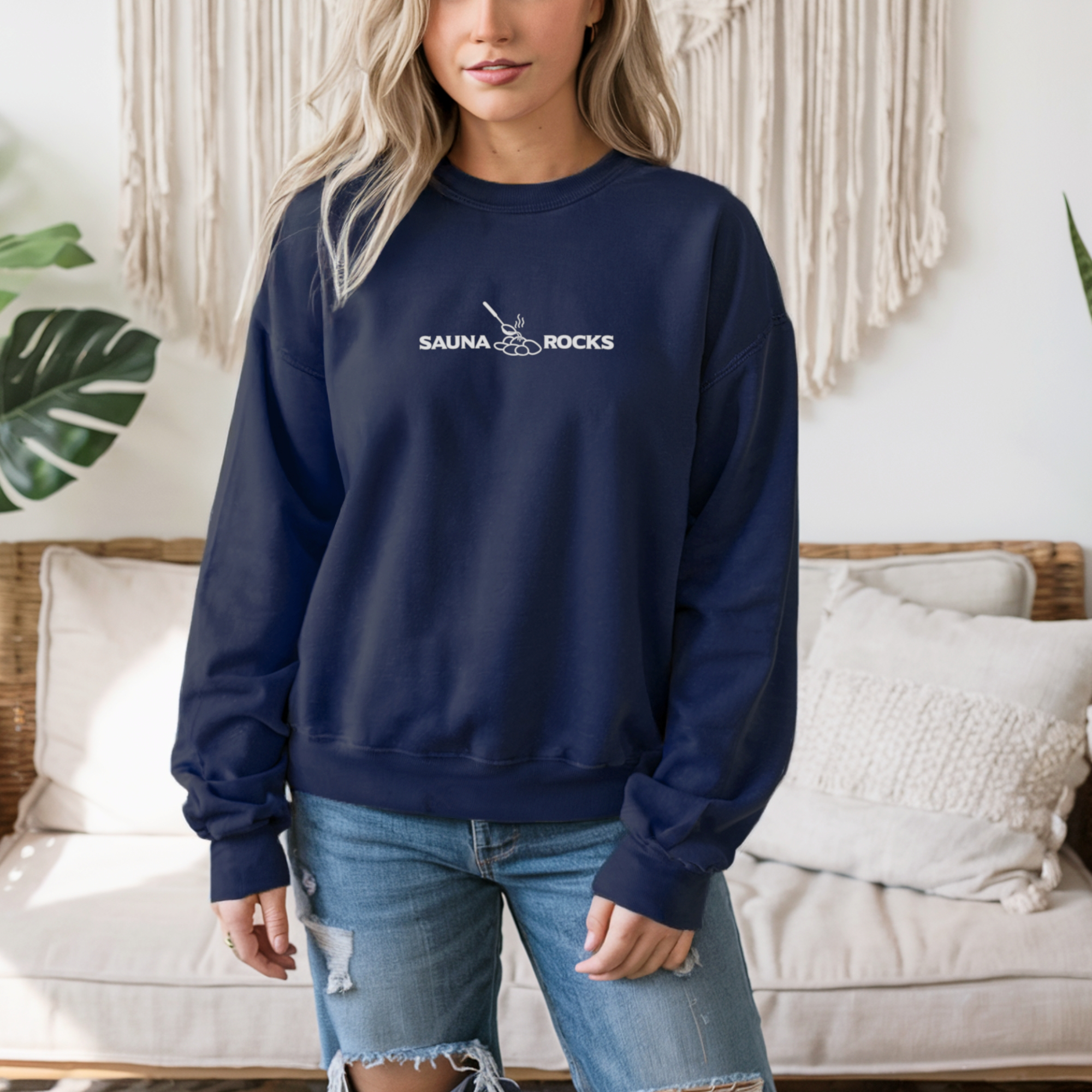 Sauna Rocks Sweatshirt | Garment-Dyed Comfort Colors® 1566 | Unisex Sizing | Upper Peninsula Apparel | Yooper Gifts Sauna Rocks Sweatshirt | Garment-Dyed Comfort Colors® 1566 | Unisex Sizing | Upper Peninsula Apparel | Yooper Gifts