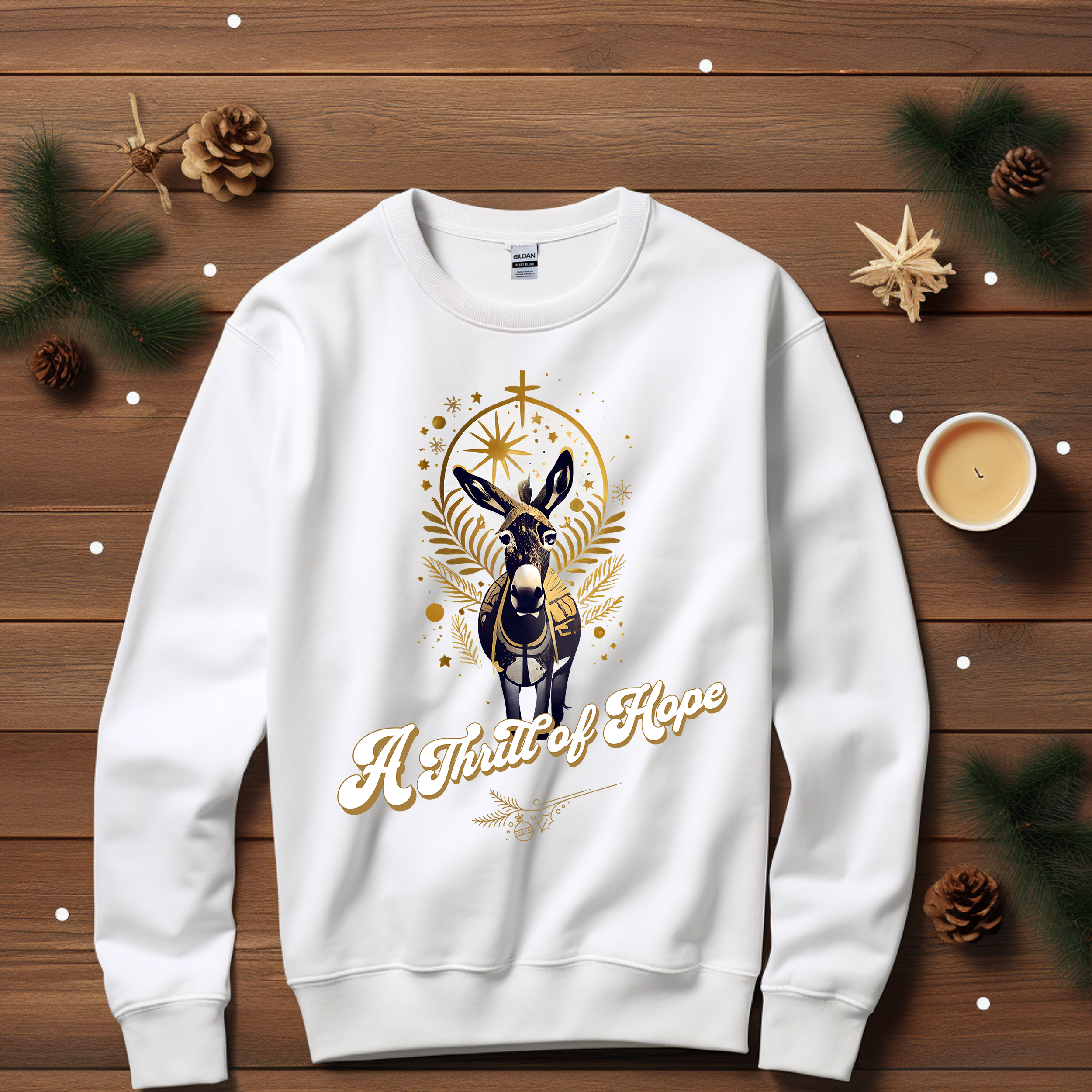 A Thrill of Hope - Christmas Sweatshirt A Thrill of Hope - Christmas Sweatshirt