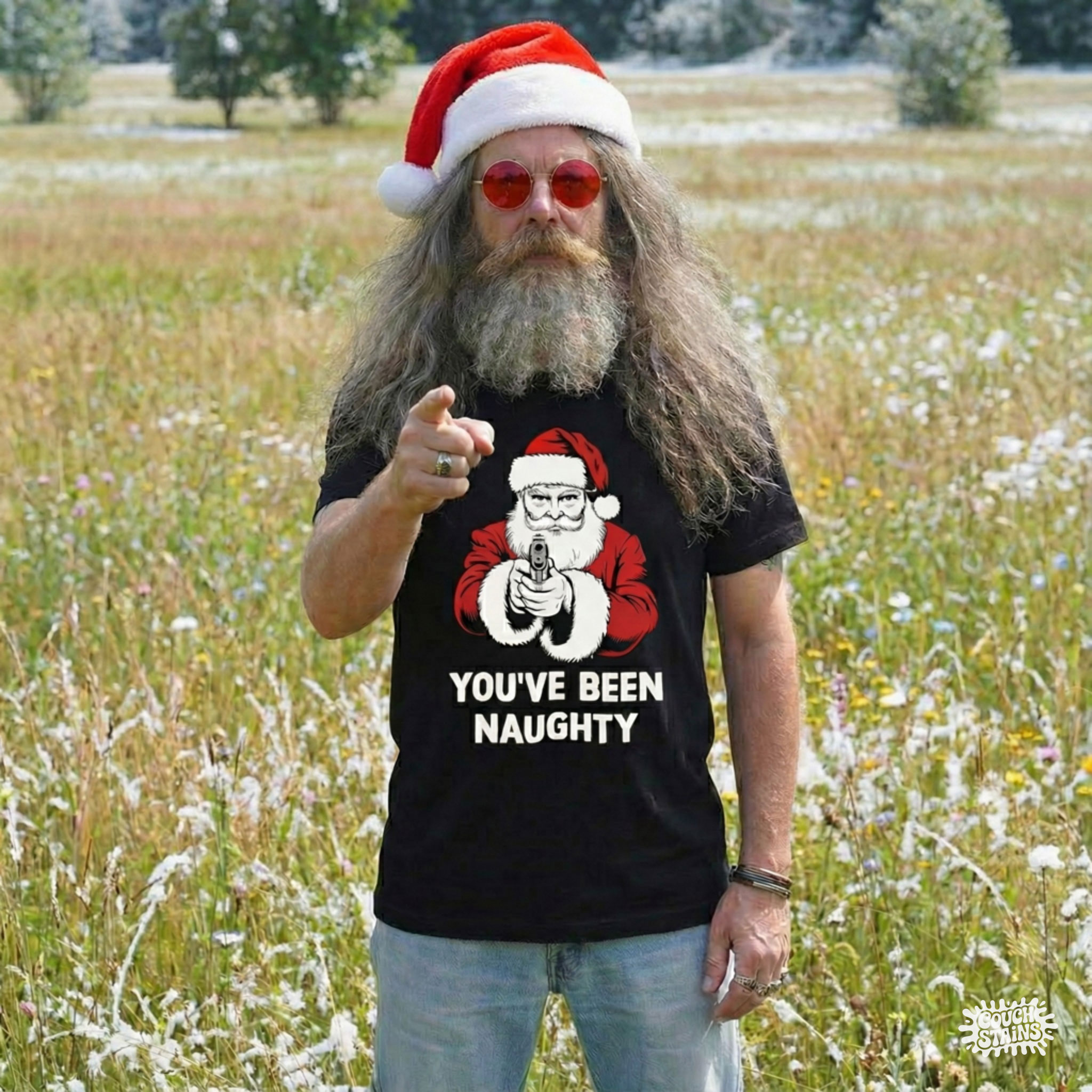 You've Been Naughty Santa — Novelty Christmas Unisex T-Shirt product thumbnail image