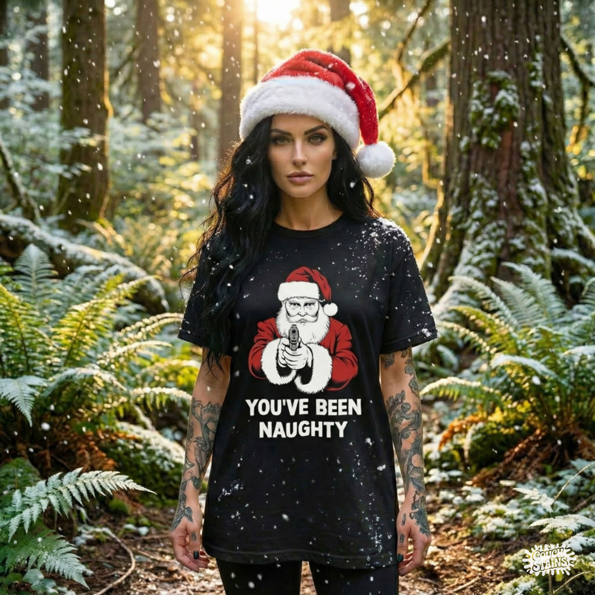 You've Been Naughty Santa — Novelty Christmas Unisex T-Shirt product thumbnail image You've Been Naughty Santa — Novelty Christmas Unisex T-Shirt product thumbnail image