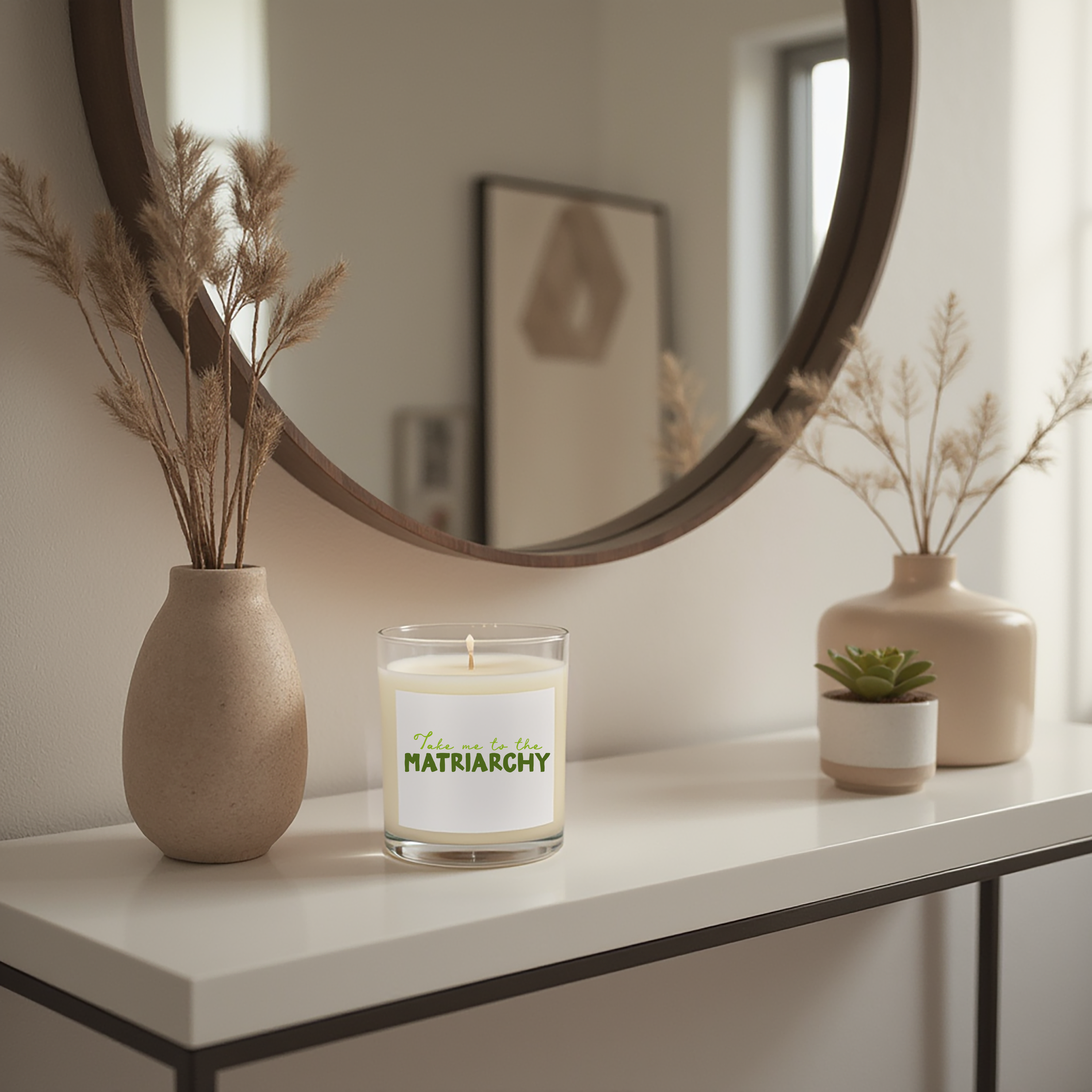 Take Me to the Matriarchy Candle product thumbnail image Take Me to the Matriarchy Candle product thumbnail image