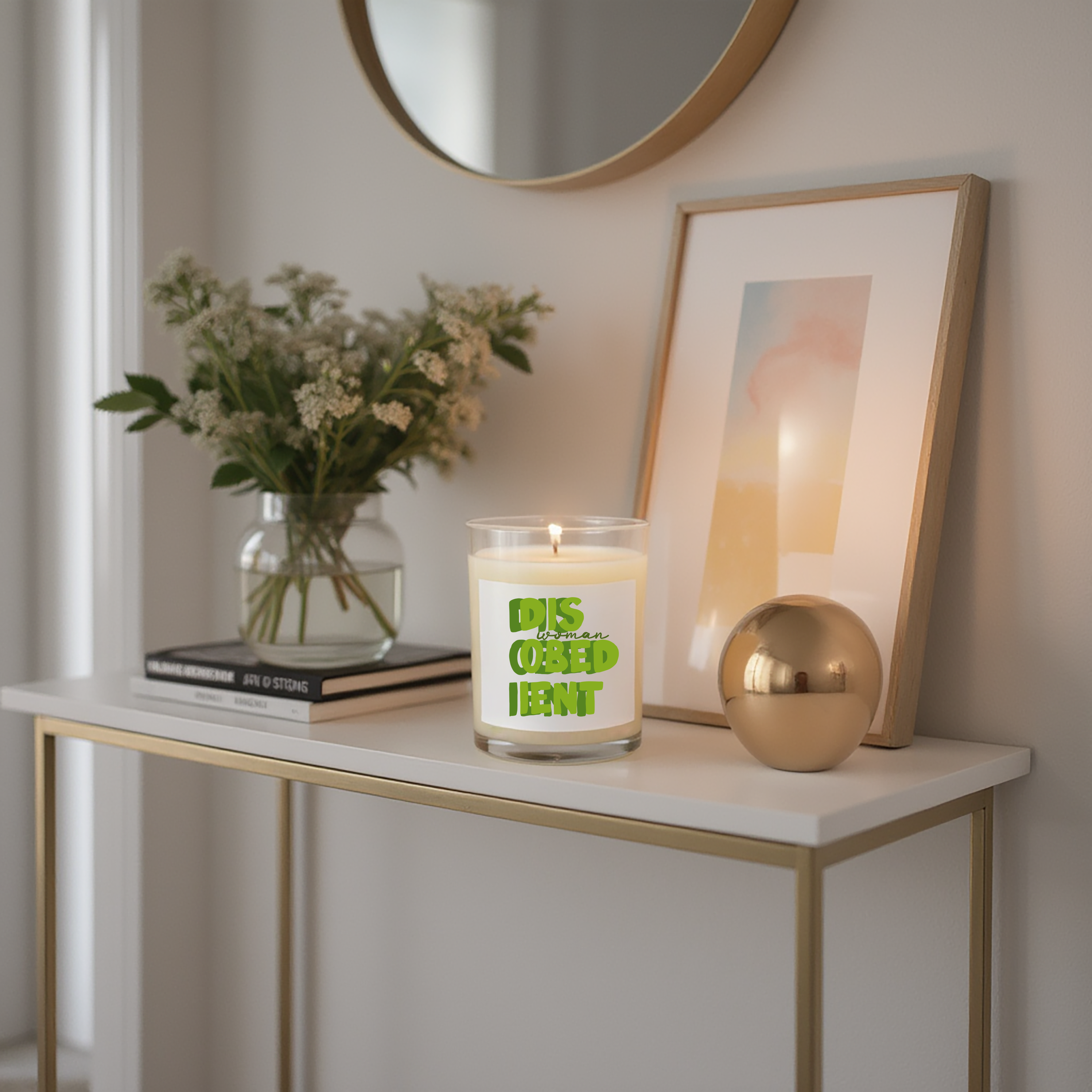 Disobedient Woman Candle product thumbnail image Disobedient Woman Candle product thumbnail image