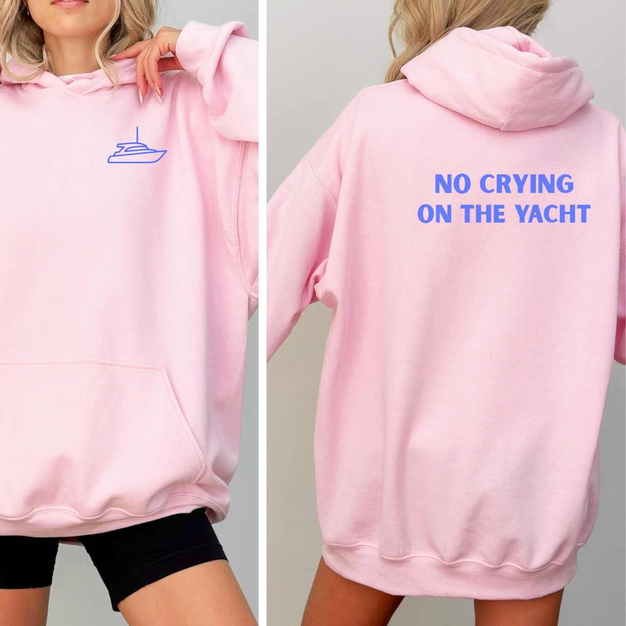 No Crying On The Yacht Hoodie, Preppy Yacht Sweatshirt, Coastal Boho, Nautical Graphic Hoodie, Boat Lover Gift, Summer Vacation Crewneck product thumbnail image No Crying On The Yacht Hoodie, Preppy Yacht Sweatshirt, Coastal Boho, Nautical Graphic Hoodie, Boat Lover Gift, Summer Vacation Crewneck product thumbnail image