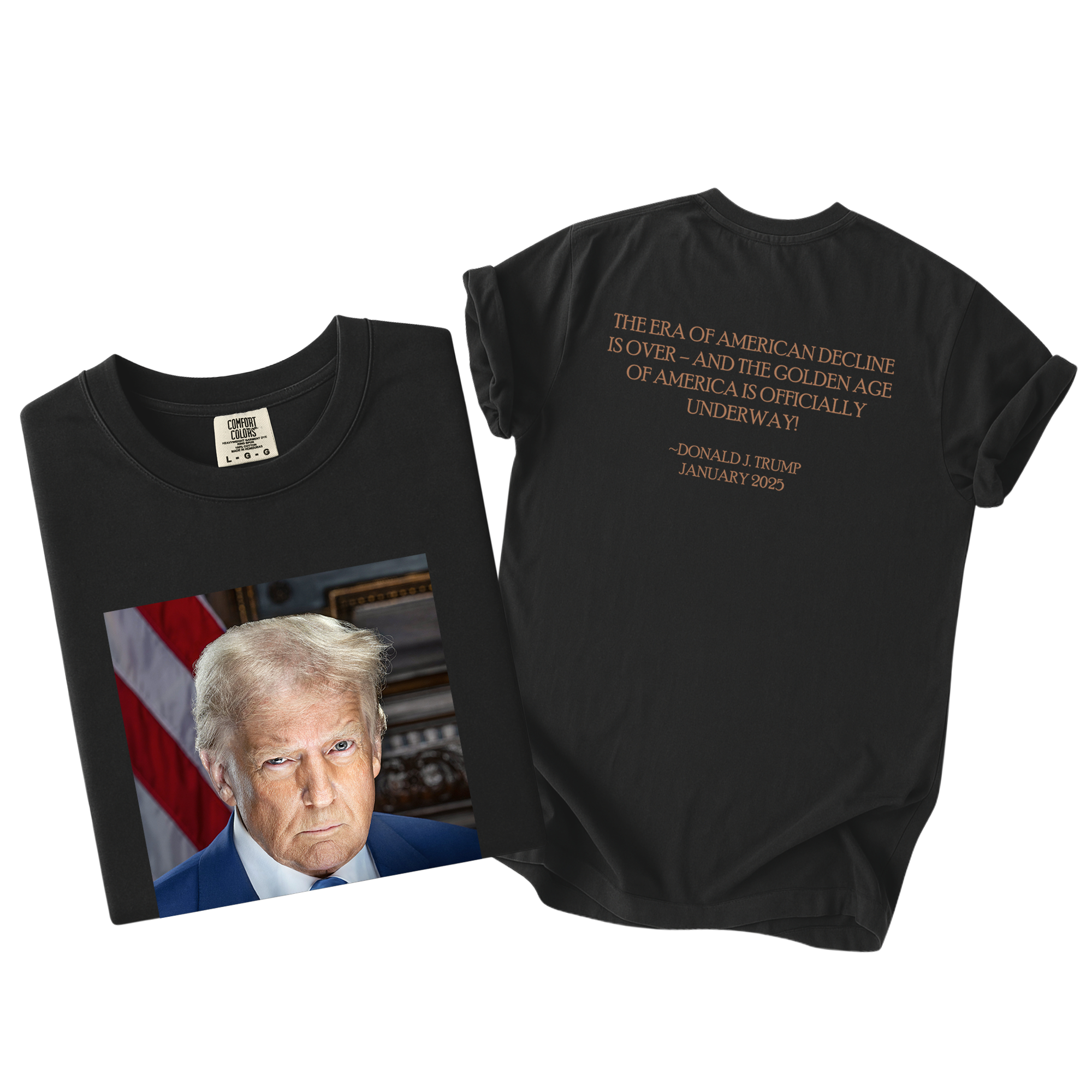 Donald Trump 47 T-Shirt | Golden Age Quote Back Donald Trump 47 T-Shirt | Golden Age Quote Back