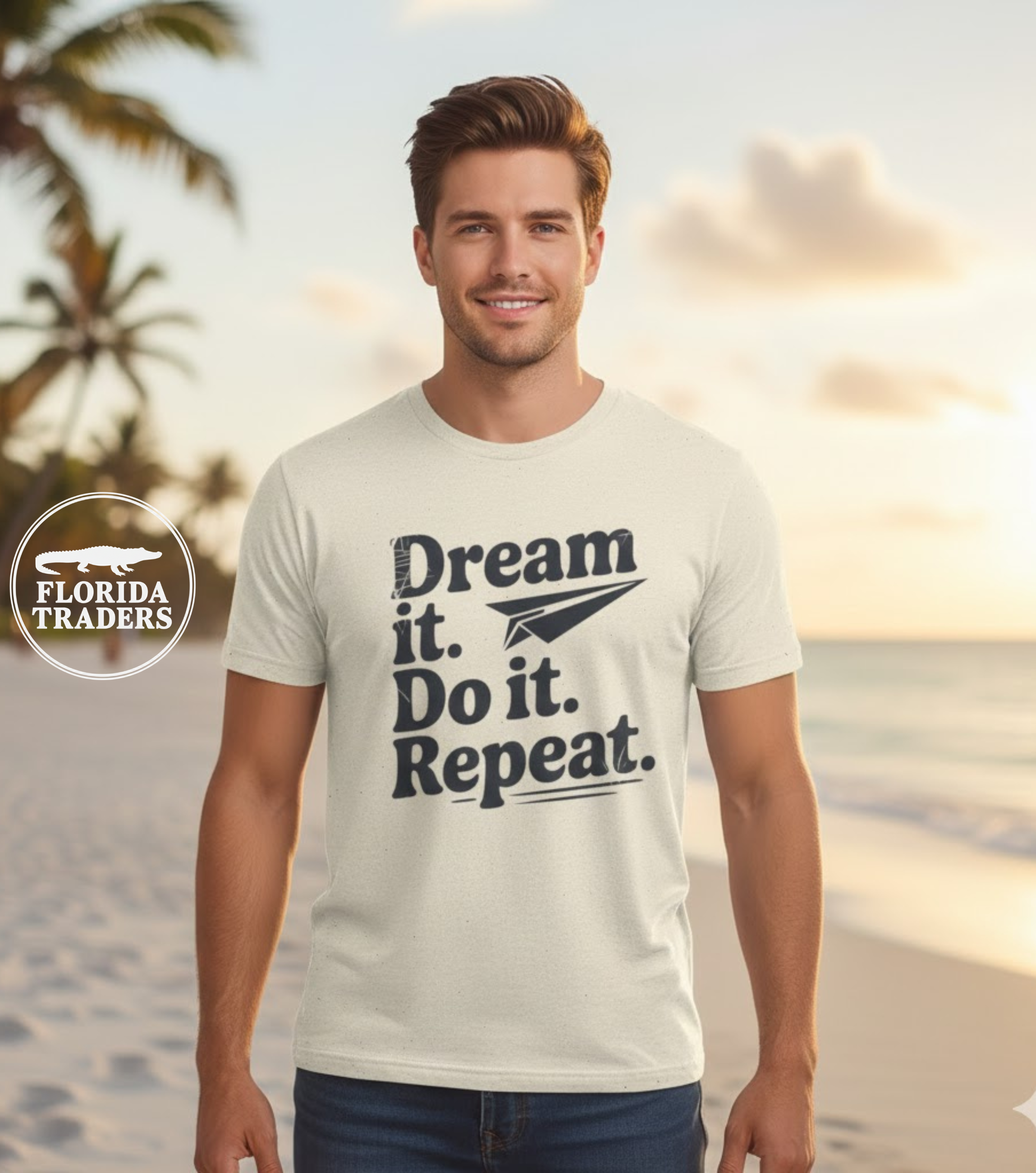 DREAM IT - DO IT- REPEAT motivational Unisex T-Shirt product thumbnail image DREAM IT - DO IT- REPEAT motivational Unisex T-Shirt product thumbnail image