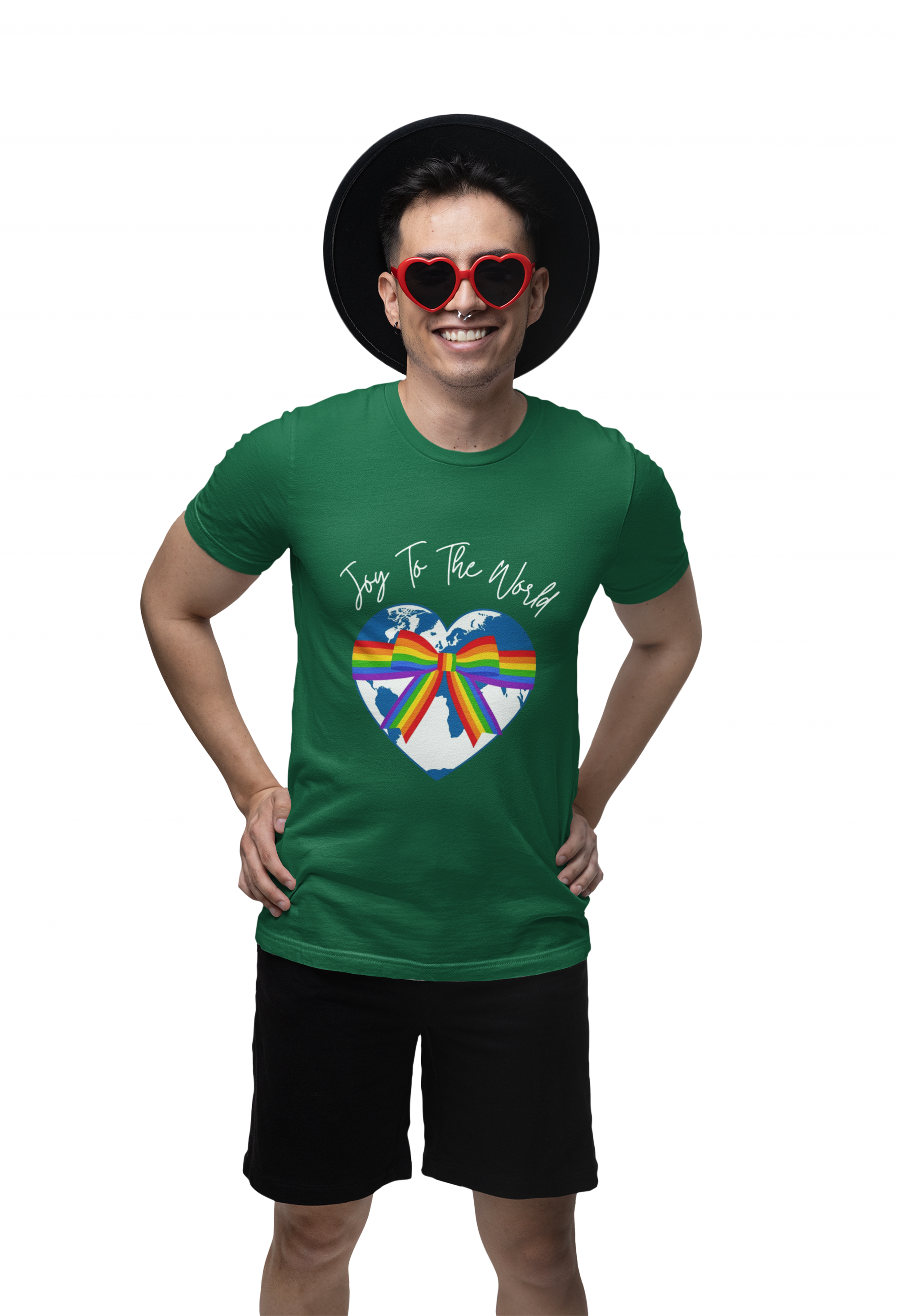 Joy to the World LGBTQ Pride Holiday T-Shirt – Inclusive Equality Christmas Tee product thumbnail image Joy to the World LGBTQ Pride Holiday T-Shirt – Inclusive Equality Christmas Tee product thumbnail image
