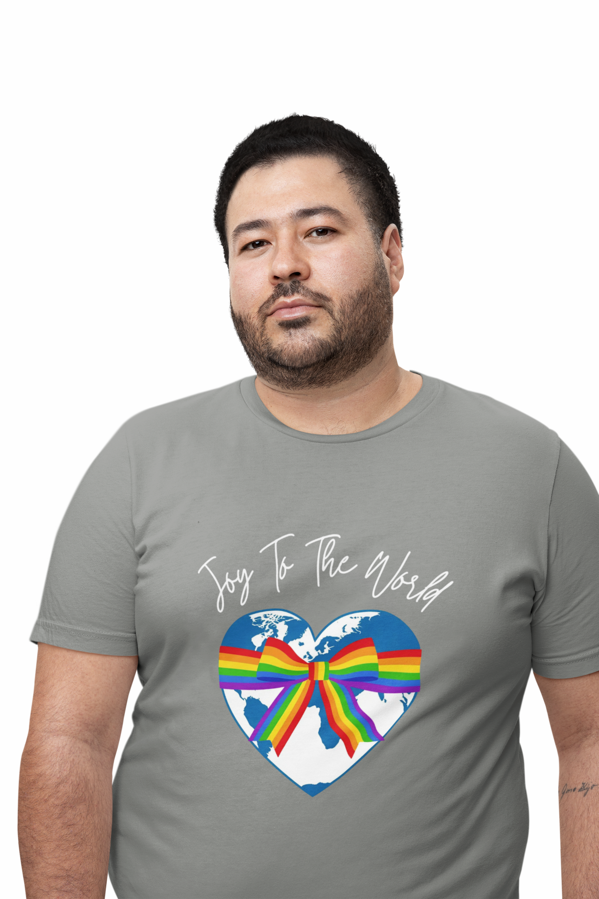 Joy to the World LGBTQ Pride Holiday T-Shirt – Inclusive Equality Christmas Tee product thumbnail image Joy to the World LGBTQ Pride Holiday T-Shirt – Inclusive Equality Christmas Tee product thumbnail image