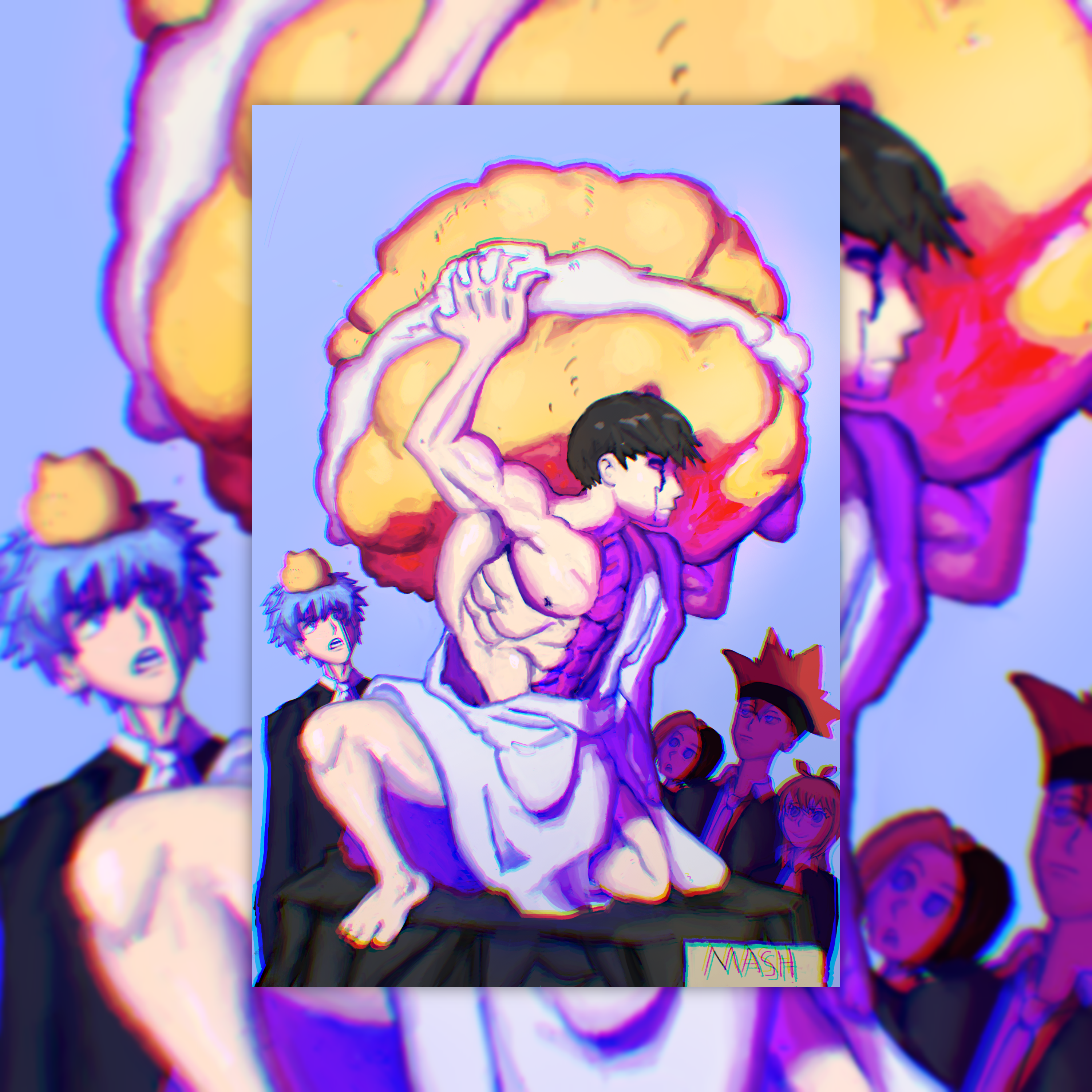 Mash Burnedead Mashle Poster Mash Burnedead Mashle Poster