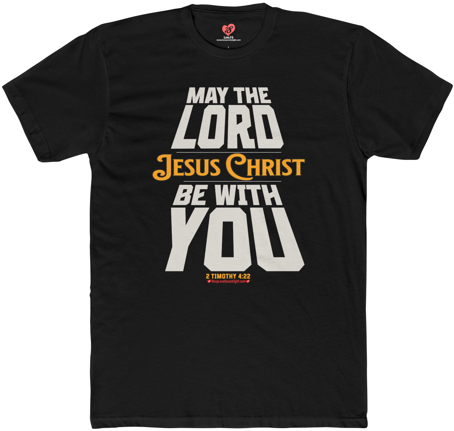 #MTLBWY - May The Lord Be With You - 2 Timothy 4:22 - Dark Shirt - Christian TShirt - Unisex Short Sleeve Jersey Shirt product thumbnail image #MTLBWY - May The Lord Be With You - 2 Timothy 4:22 - Dark Shirt - Christian TShirt - Unisex Short Sleeve Jersey Shirt product thumbnail image