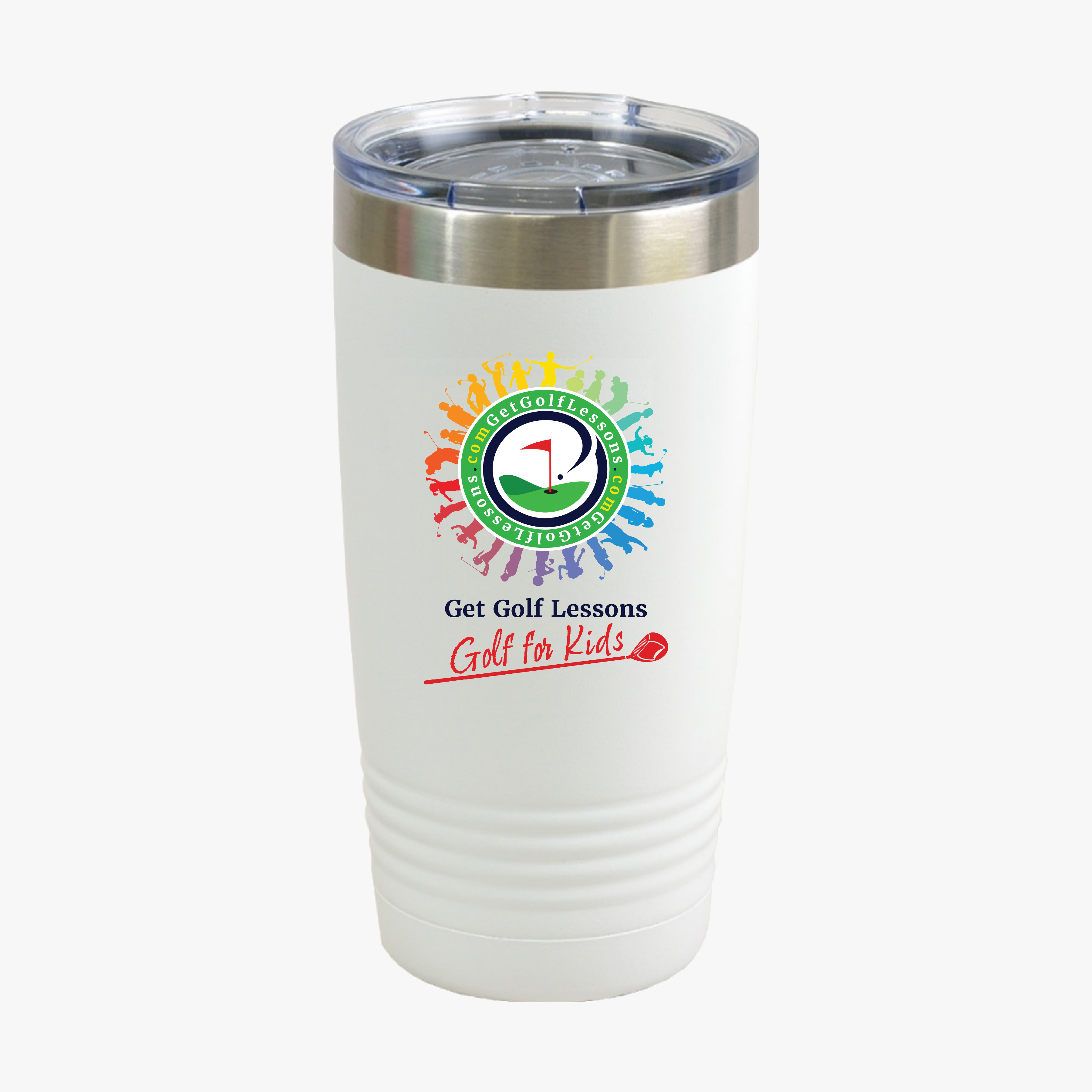 20oz Insulated Golf Tumbler by Get Golf Lessons product thumbnail image 20oz Insulated Golf Tumbler by Get Golf Lessons product thumbnail image