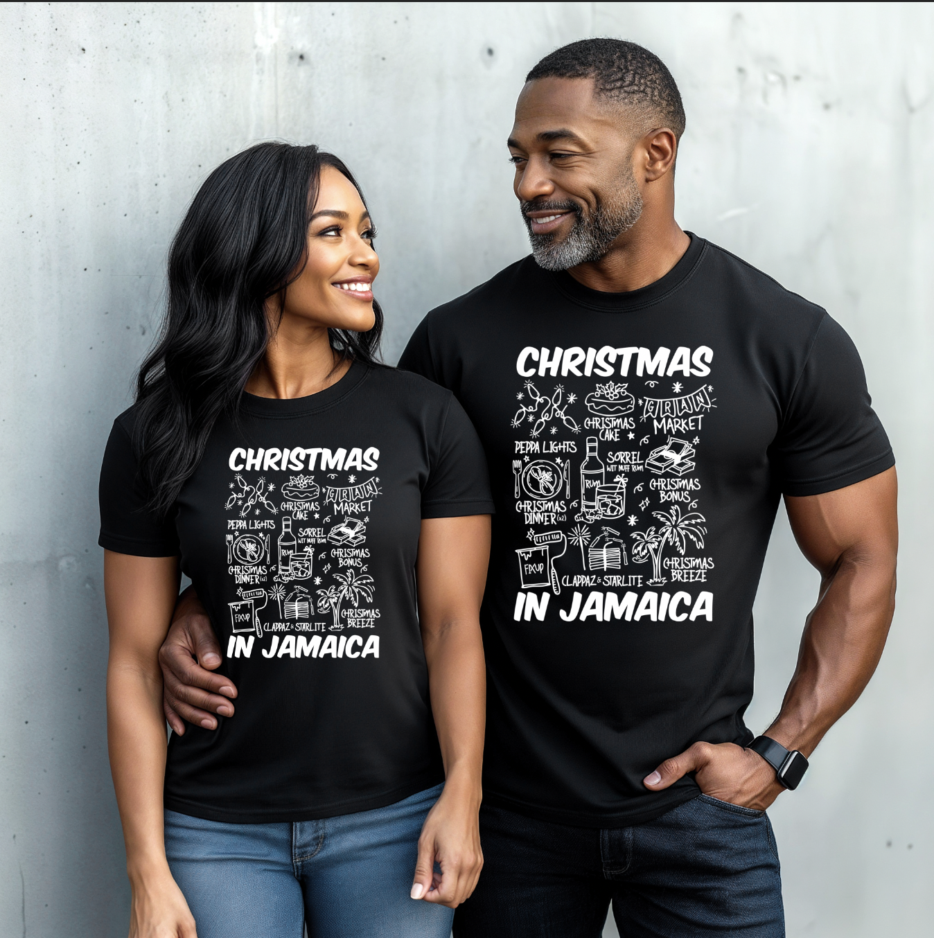 Christmas in Jamaica Unisex Heavy Cotton Tee, Holiday Gift, Jamaican Christmas Apparel, Unisex Tee product thumbnail image Christmas in Jamaica Unisex Heavy Cotton Tee, Holiday Gift, Jamaican Christmas Apparel, Unisex Tee product thumbnail image