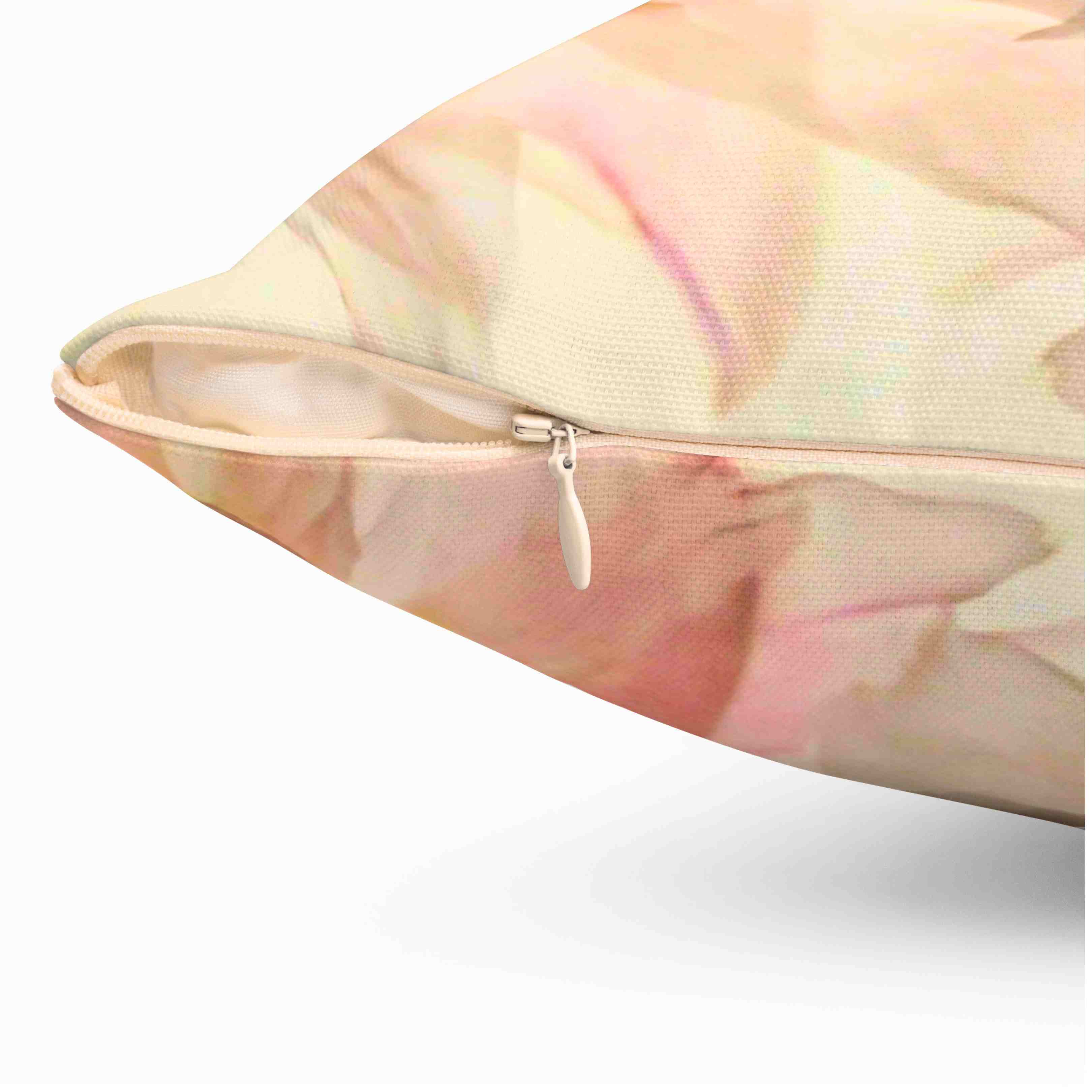 Soft Abstract Pink Peony Throw Pillow | Floral Decorative Cushion product thumbnail image