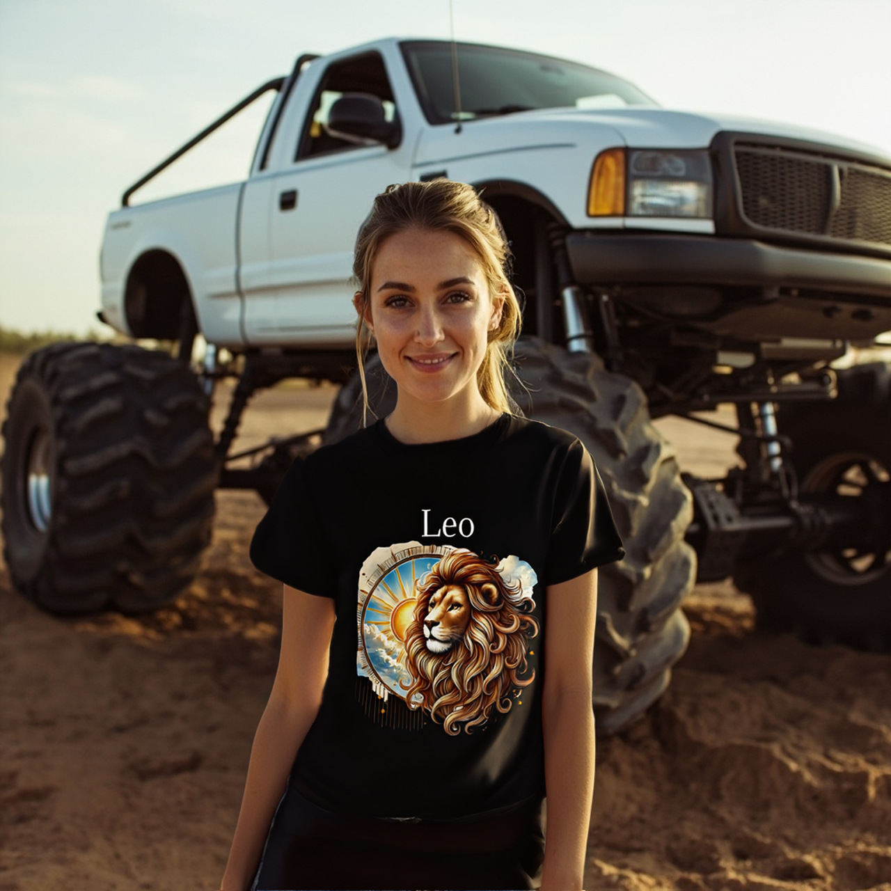 Leo Zodiac T-Shirt — Astrology Tee by Roger Sampson product thumbnail image