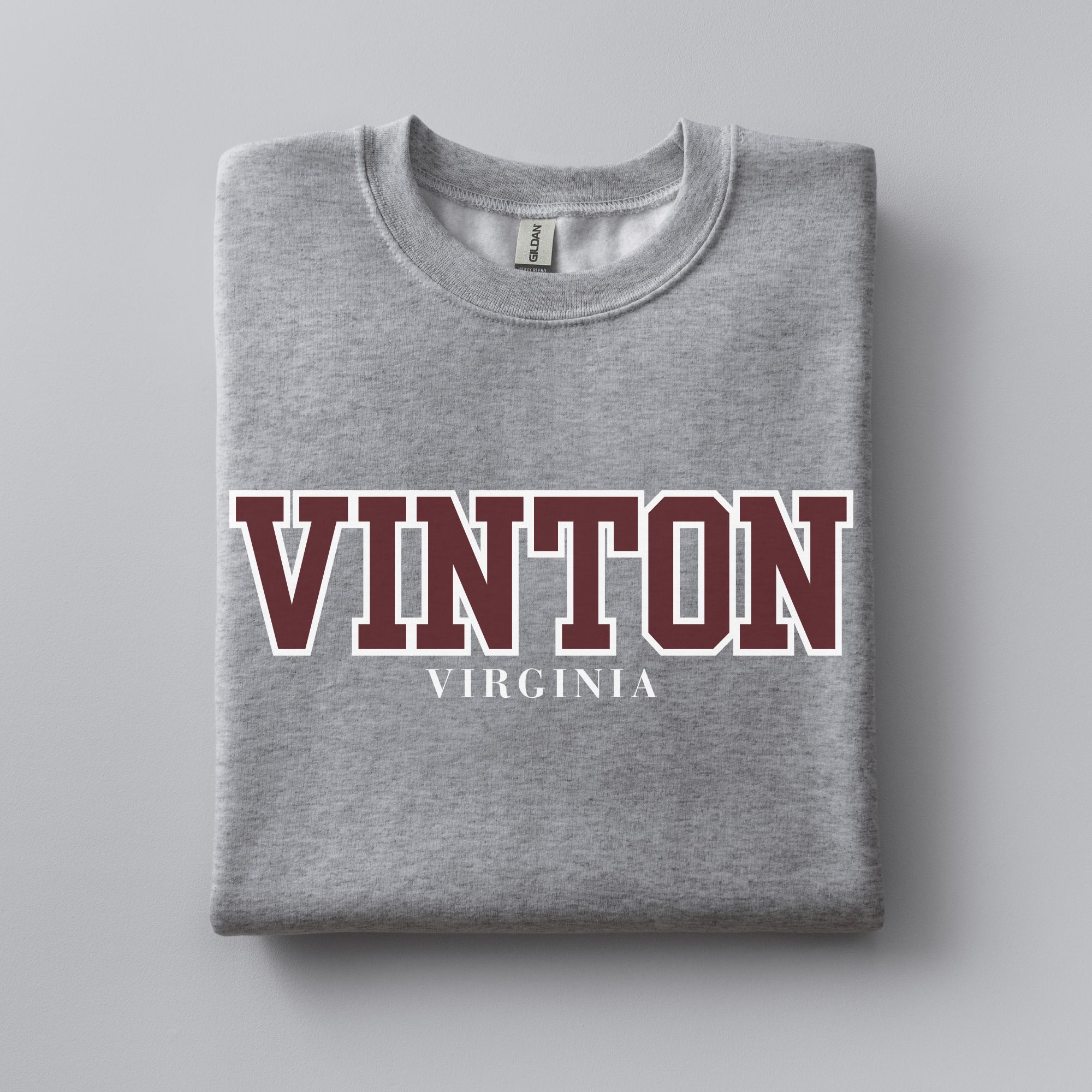 Vinton Collegiate Crewneck Sweatshirt product thumbnail image Vinton Collegiate Crewneck Sweatshirt product thumbnail image