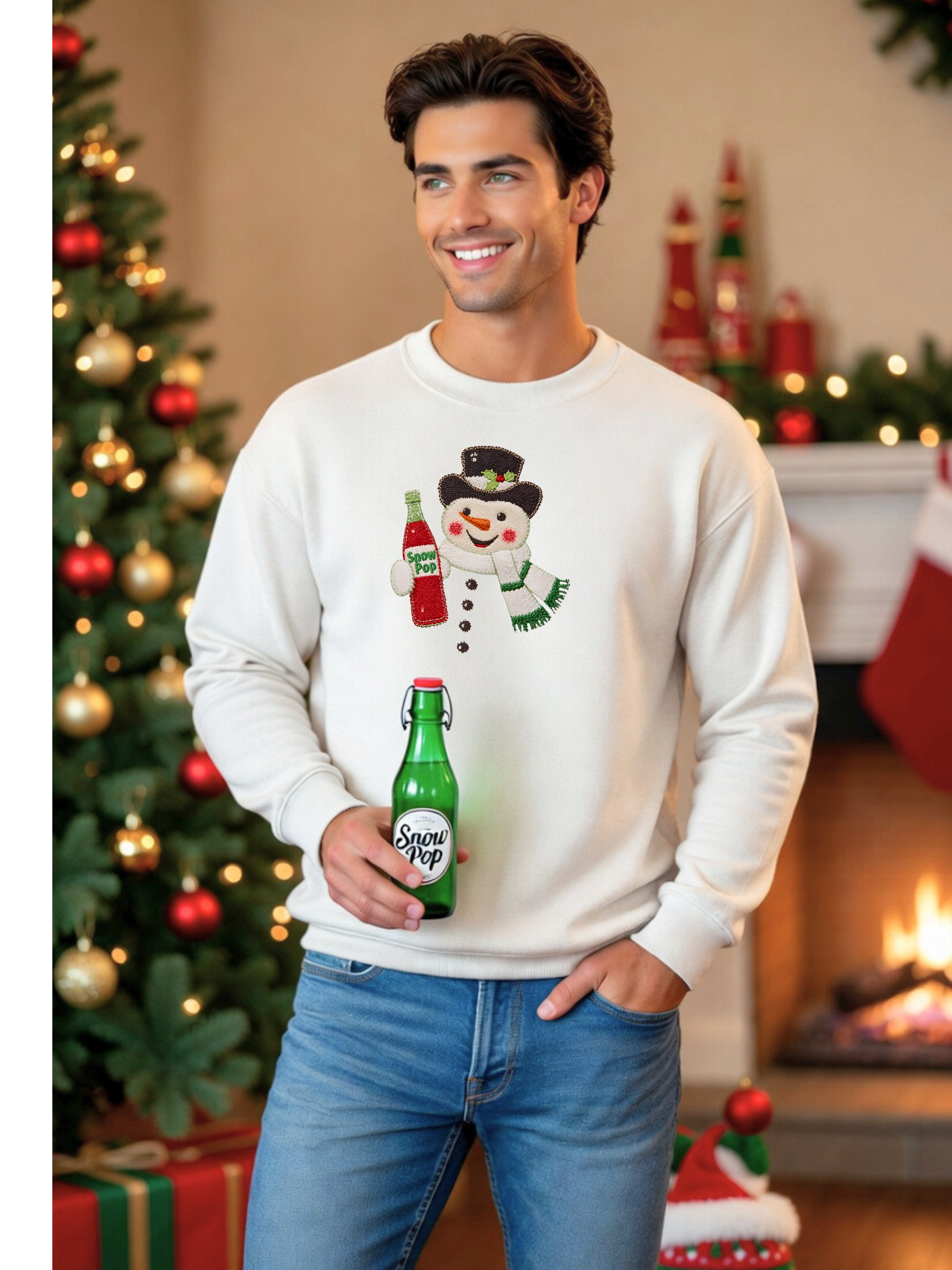 Snow Pop Vintage Snowman – Limited Christmas 2025 Sweatshirt