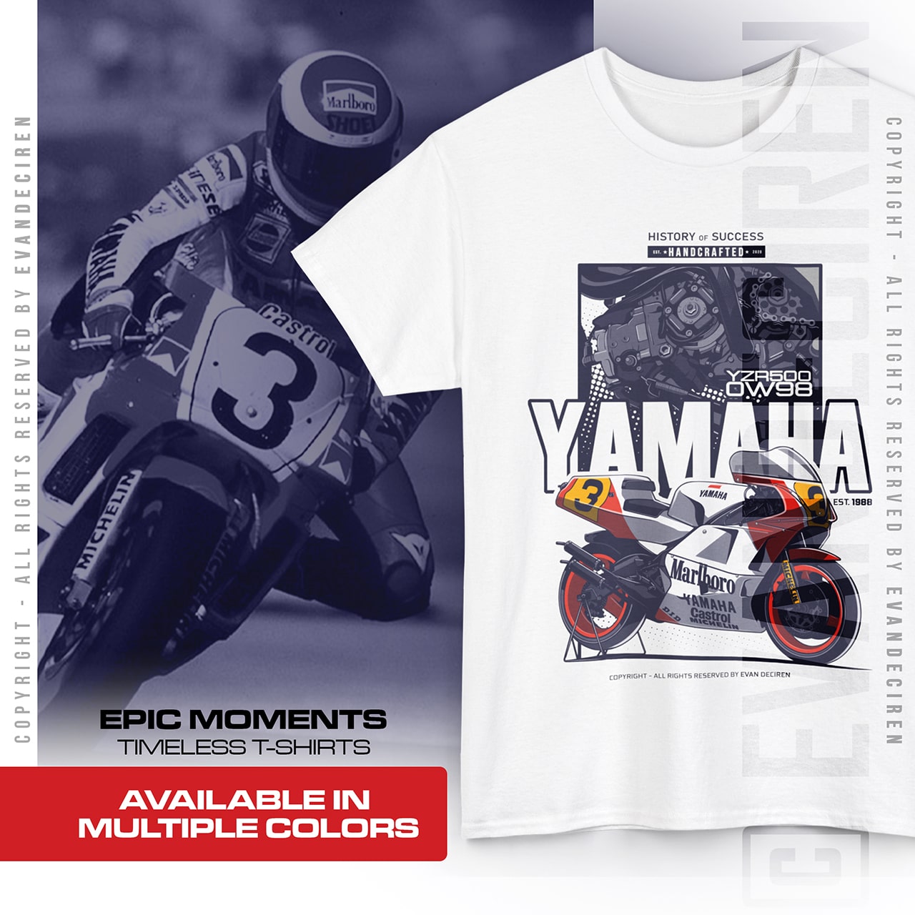 Yamaha YZR500 OW98 1988 | Eddie Lawson