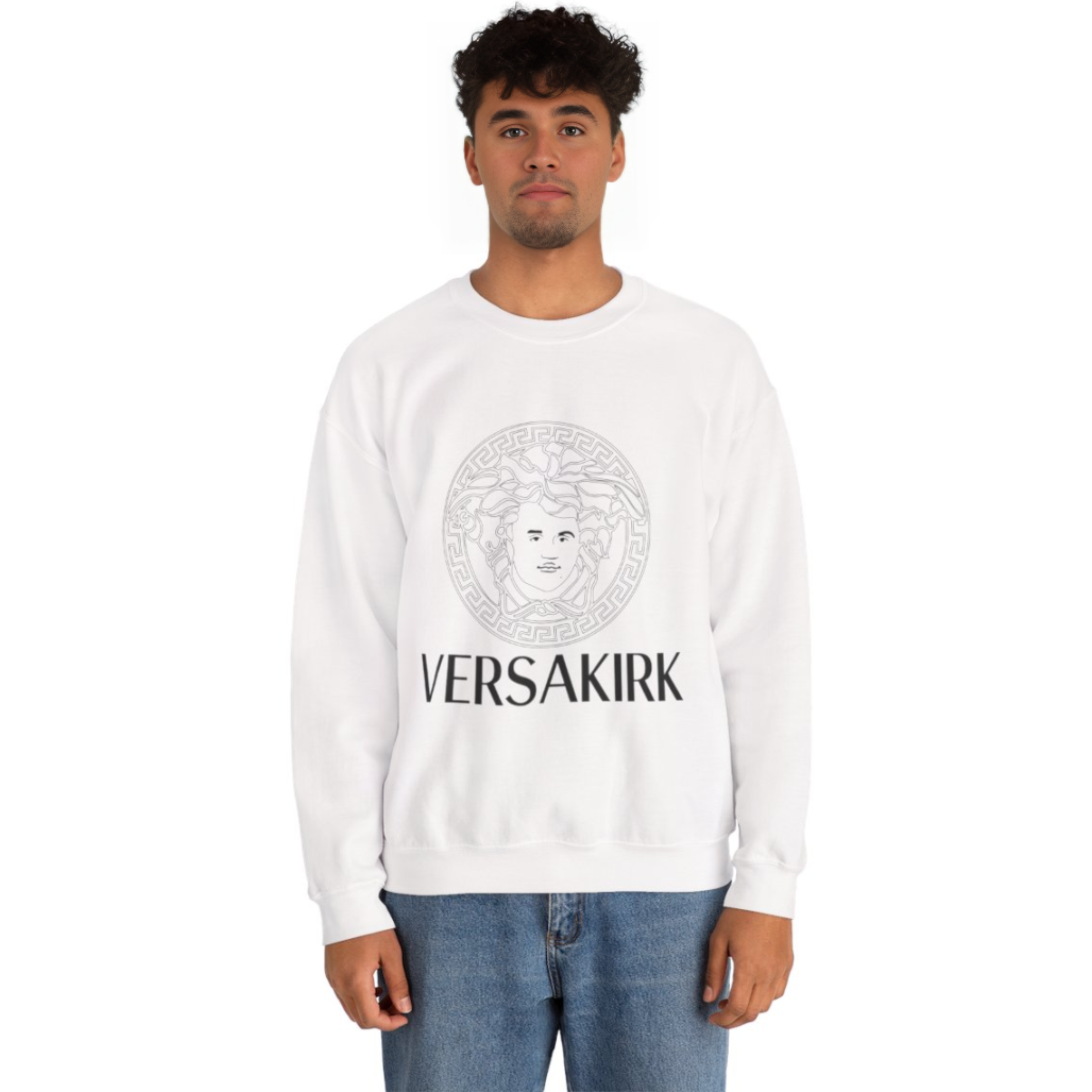 Versakirk Medusa Logo Sweatshirt — Minimal Luxury Crewneck product thumbnail image