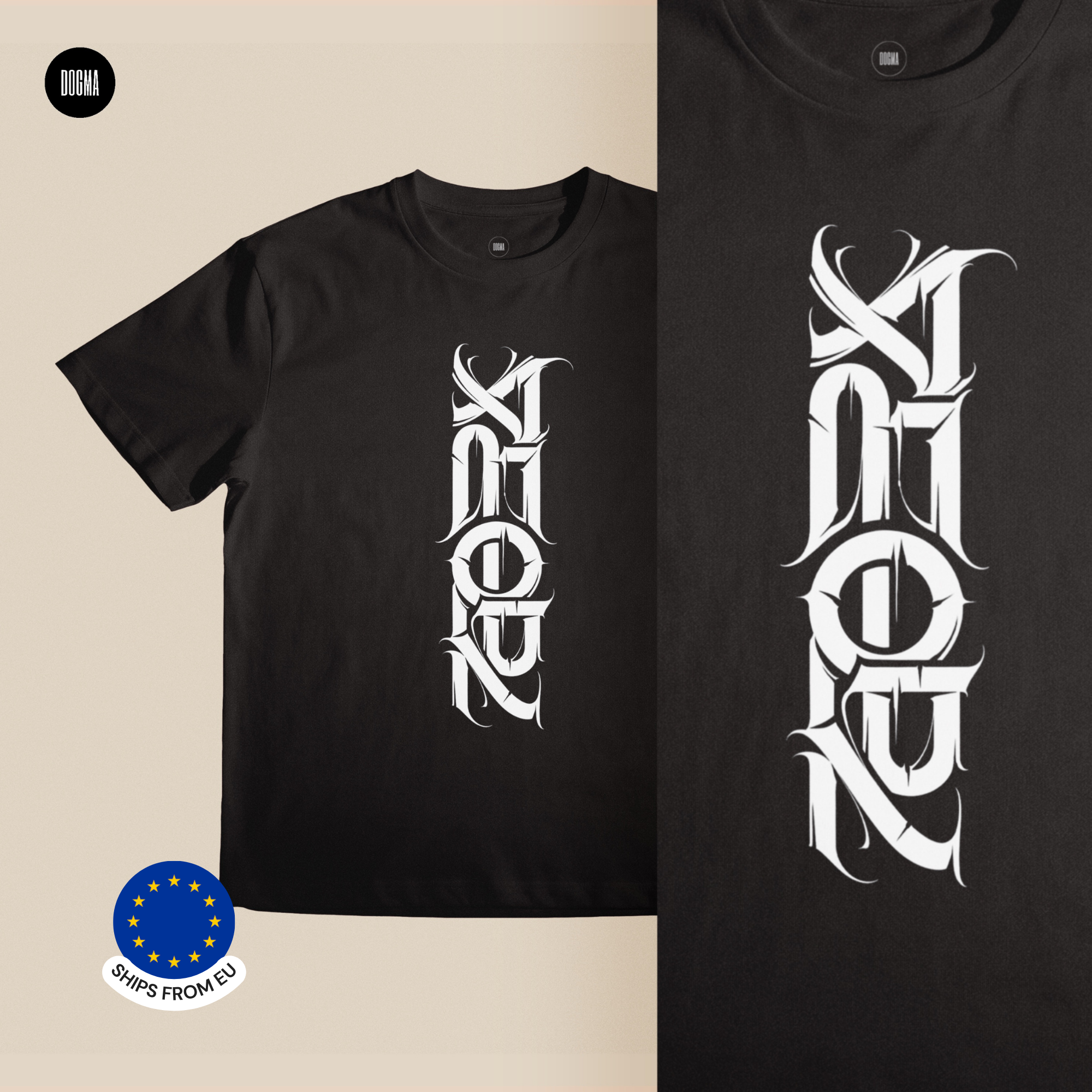 Dark Lettering T-Shirt "Amor" (Shipping from EU) product thumbnail image Dark Lettering T-Shirt "Amor" (Shipping from EU) product thumbnail image