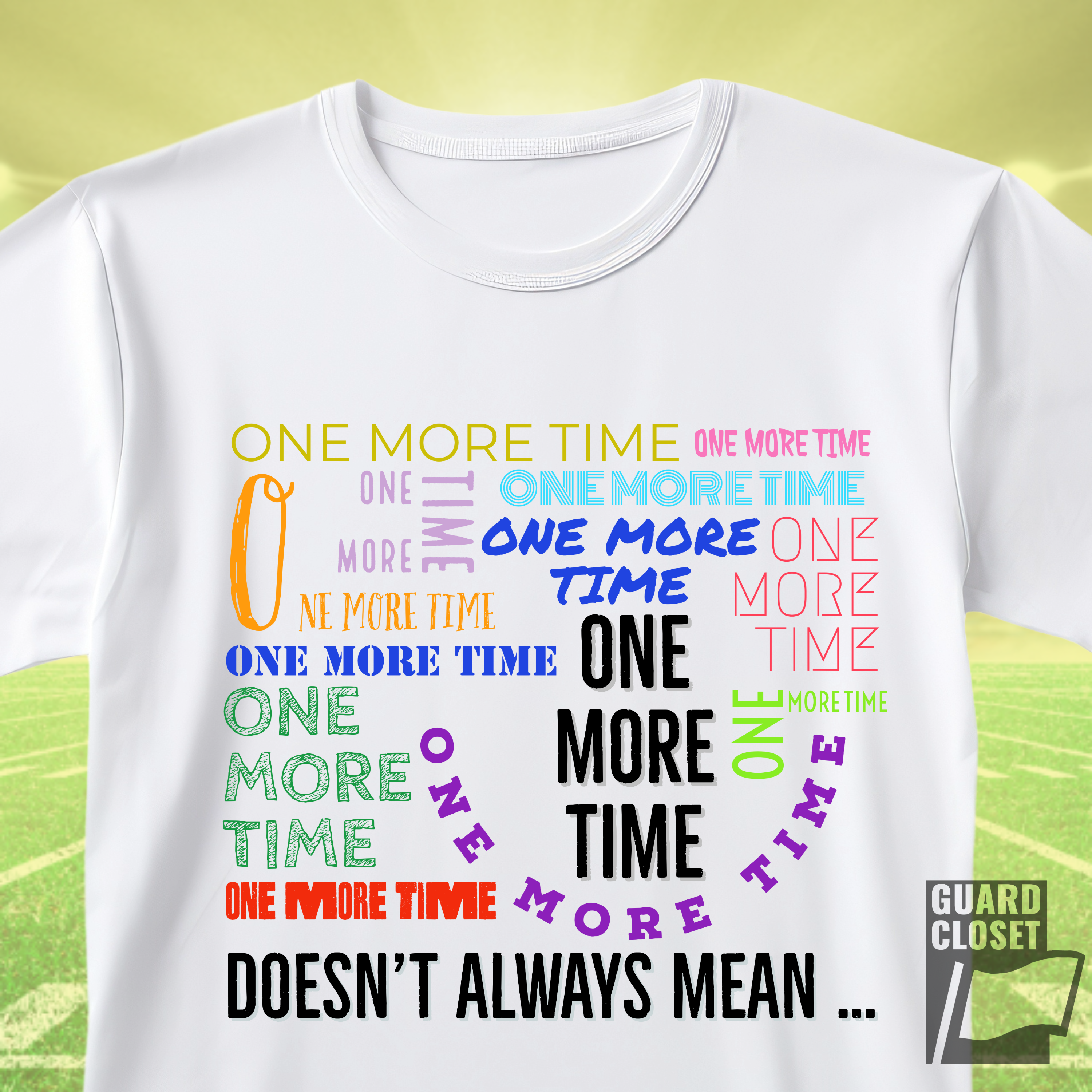 Marching Band "One More Time" Tee product thumbnail image Marching Band "One More Time" Tee product thumbnail image