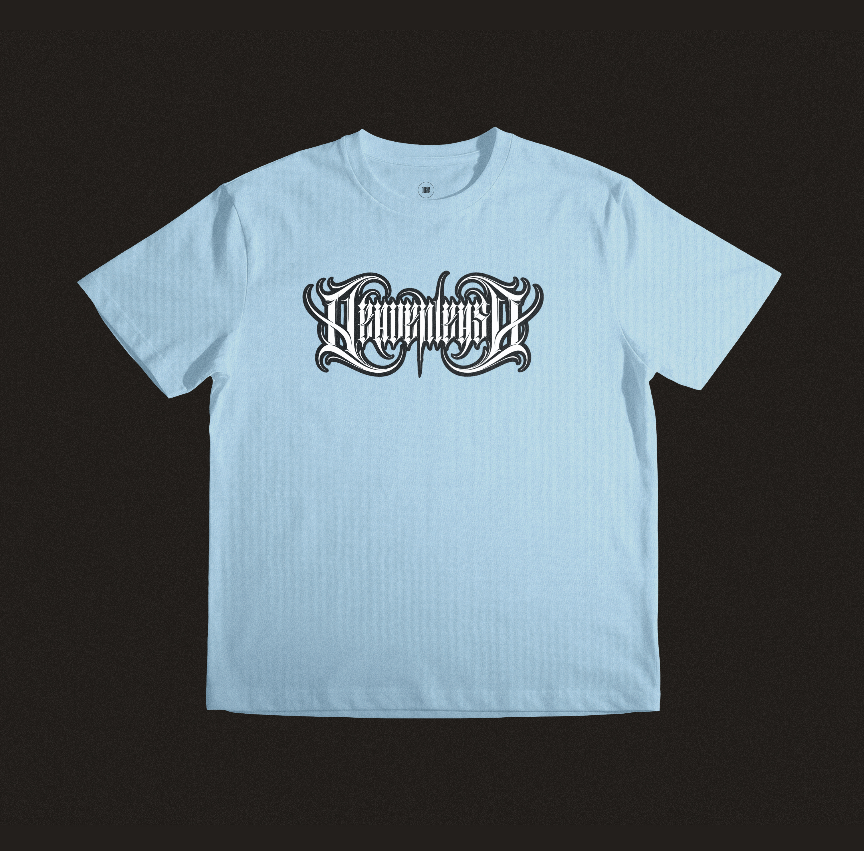  "Heavenleash" Gothic Lettering T-Shirt (Shipping from EU) product thumbnail image