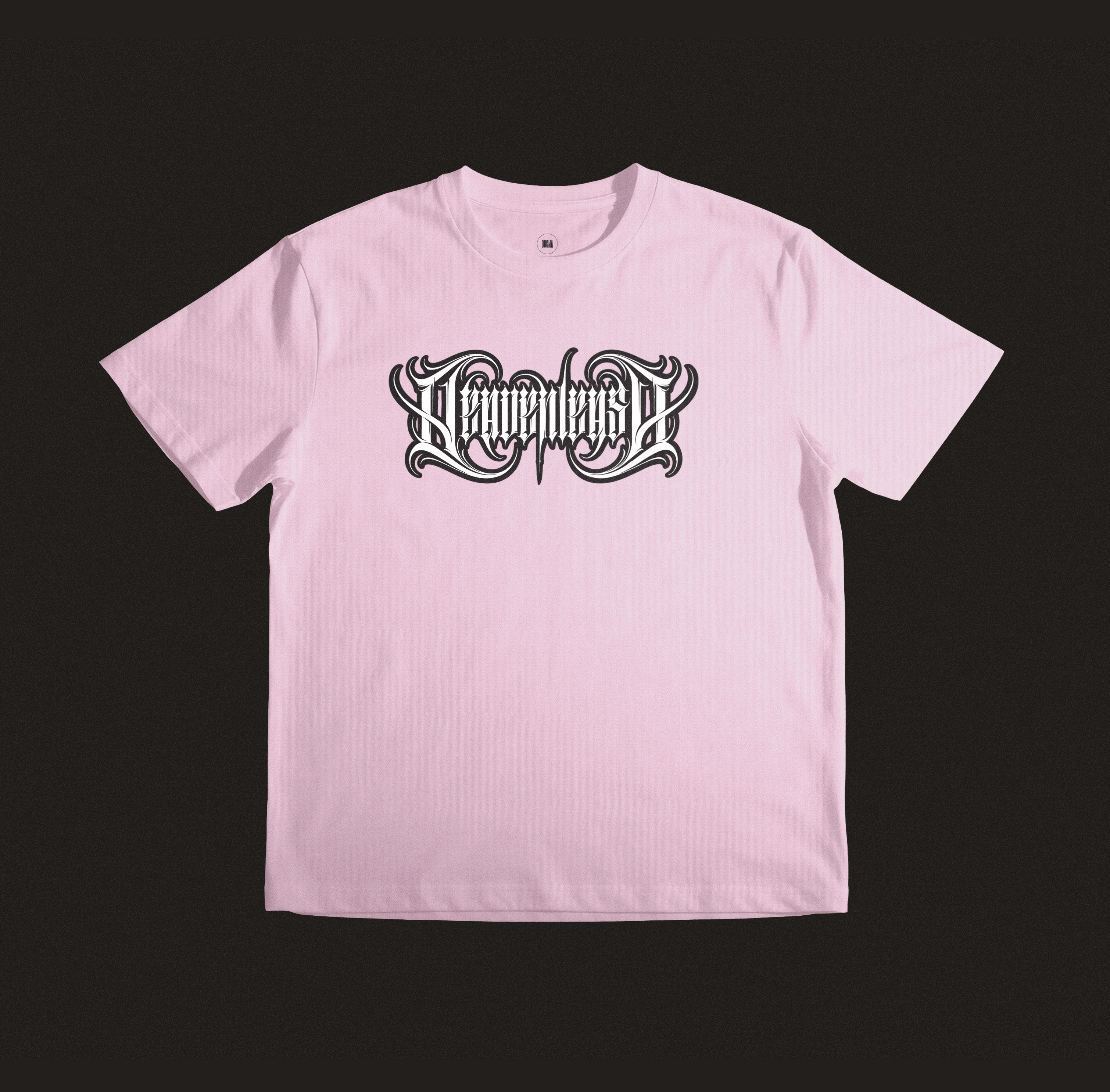 "Heavenleash" Gothic Lettering T-Shirt (Shipping from EU) product thumbnail image "Heavenleash" Gothic Lettering T-Shirt (Shipping from EU) product thumbnail image