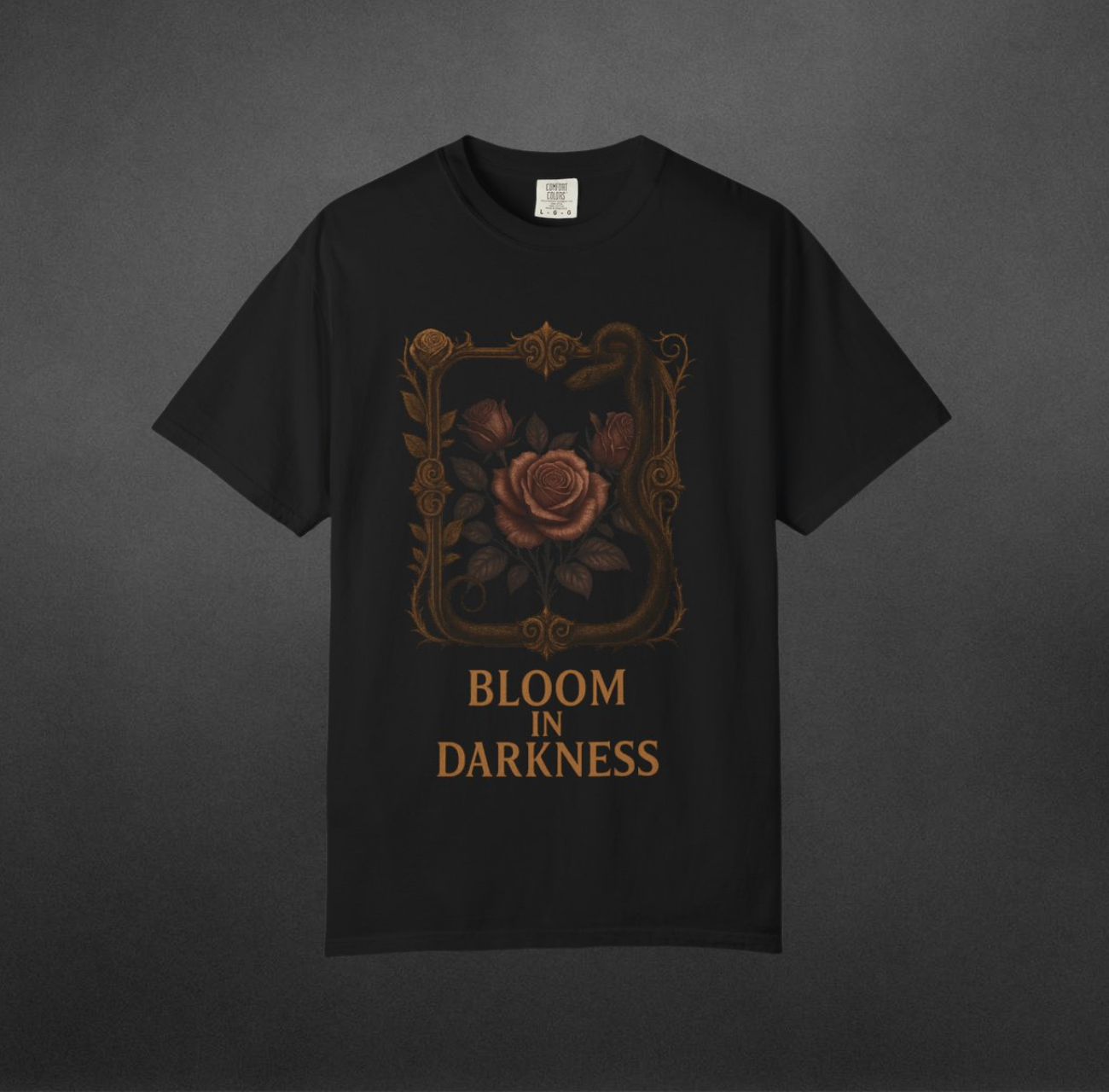 Bloom in Darkness – Gothic Rose Artwork by Black Pulse Art