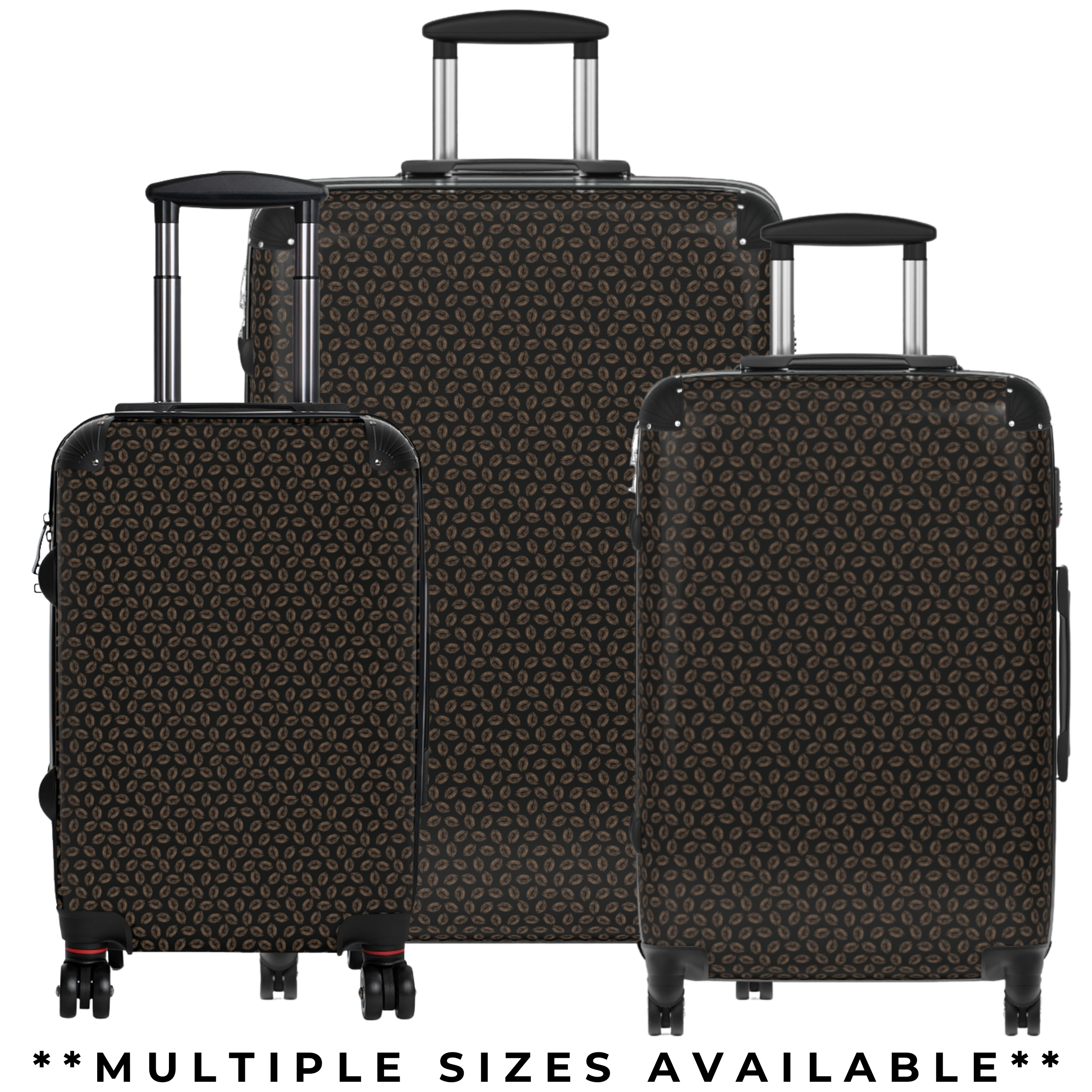 Suitcase with 360 Degree Swivel and Built-In Lock | Wild Kiss Collection Suitcase with 360 Degree Swivel and Built-In Lock | Wild Kiss Collection