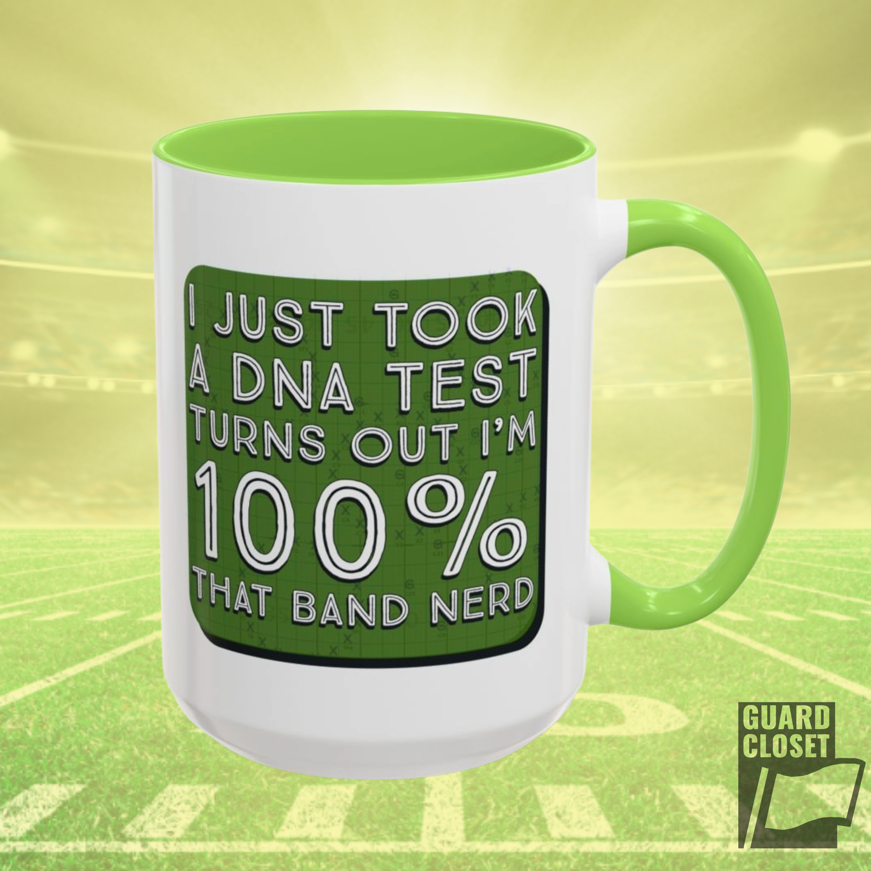 Band Nerd Mug — “I Just Took a DNA Test Turns Out I’m 100% That Band Nerd” Coffee Cup product thumbnail image Band Nerd Mug — “I Just Took a DNA Test Turns Out I’m 100% That Band Nerd” Coffee Cup product thumbnail image