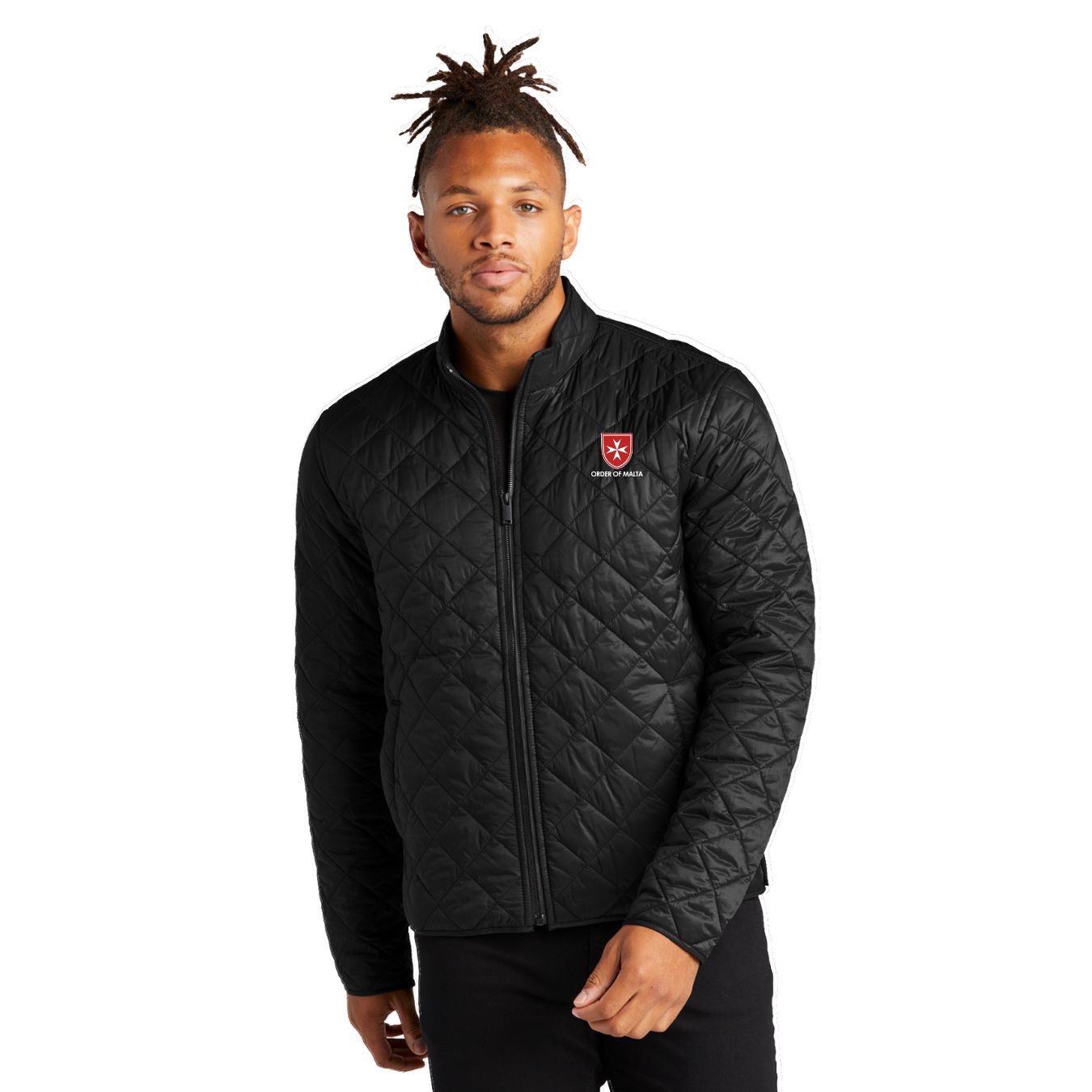 Order of Malta - Embroidered Quilted Full-Zip Jacket product thumbnail image Order of Malta - Embroidered Quilted Full-Zip Jacket product thumbnail image