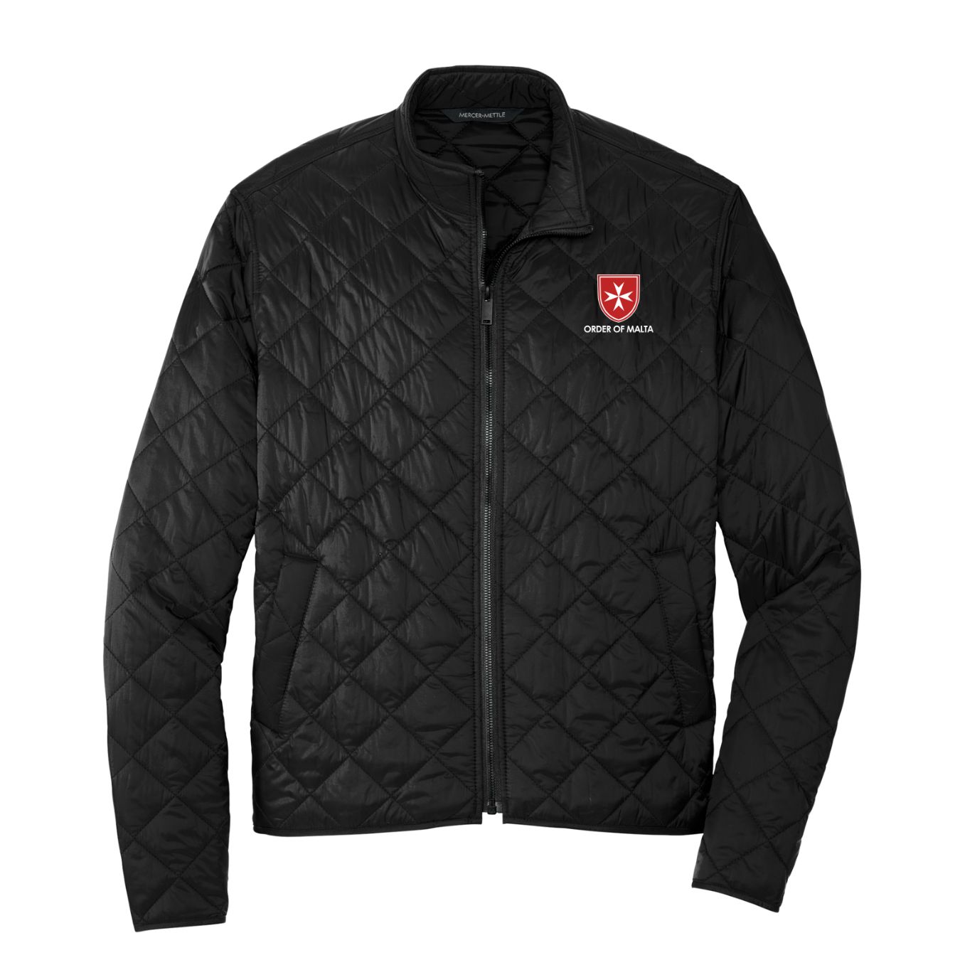 Order of Malta - Embroidered Quilted Full-Zip Jacket Order of Malta - Embroidered Quilted Full-Zip Jacket