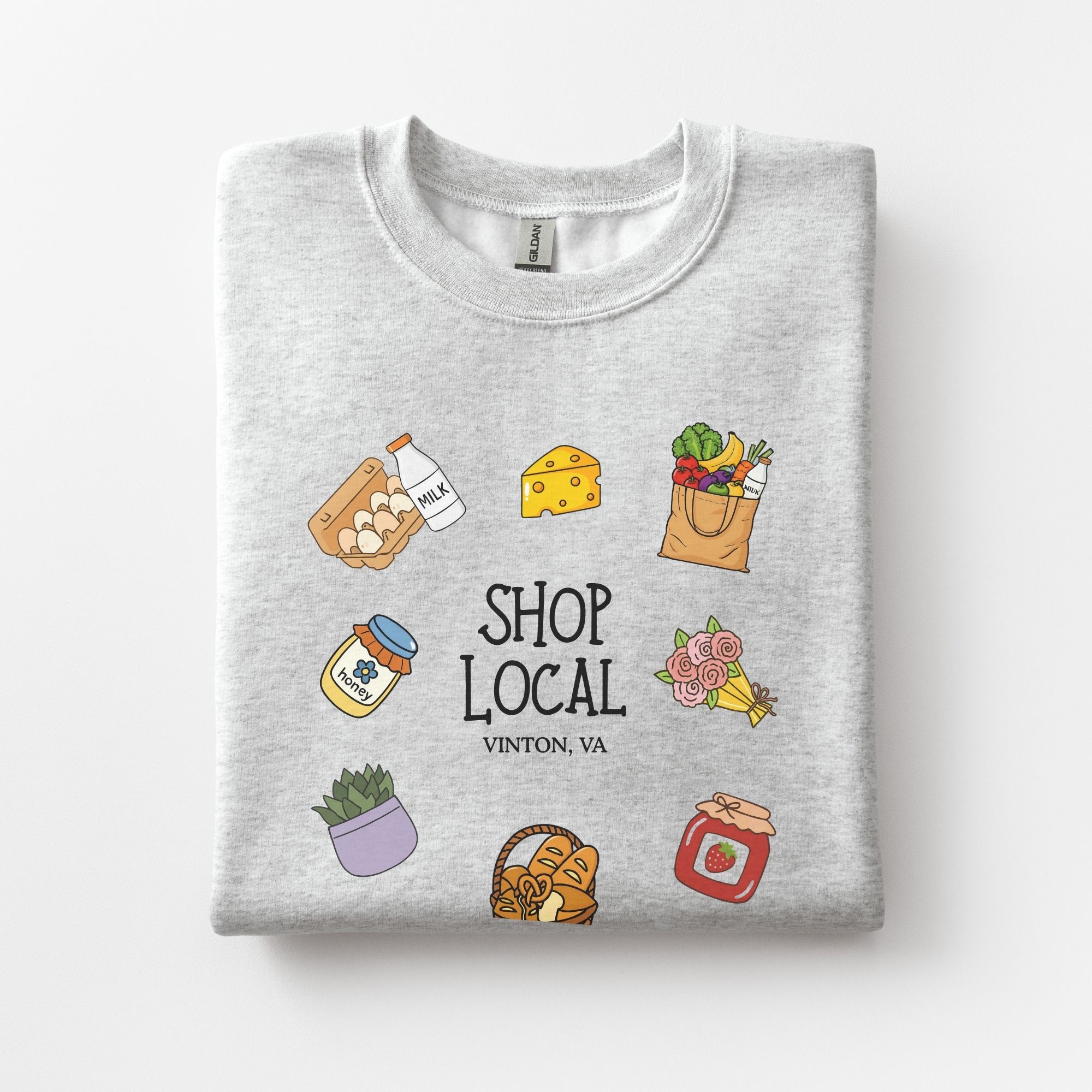 Shop Local Crewneck Sweatshirt product thumbnail image Shop Local Crewneck Sweatshirt product thumbnail image