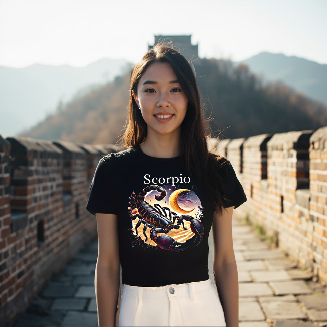 Scorpio Zodiac T-Shirt — Astrology Tee by Roger Sampson product thumbnail image