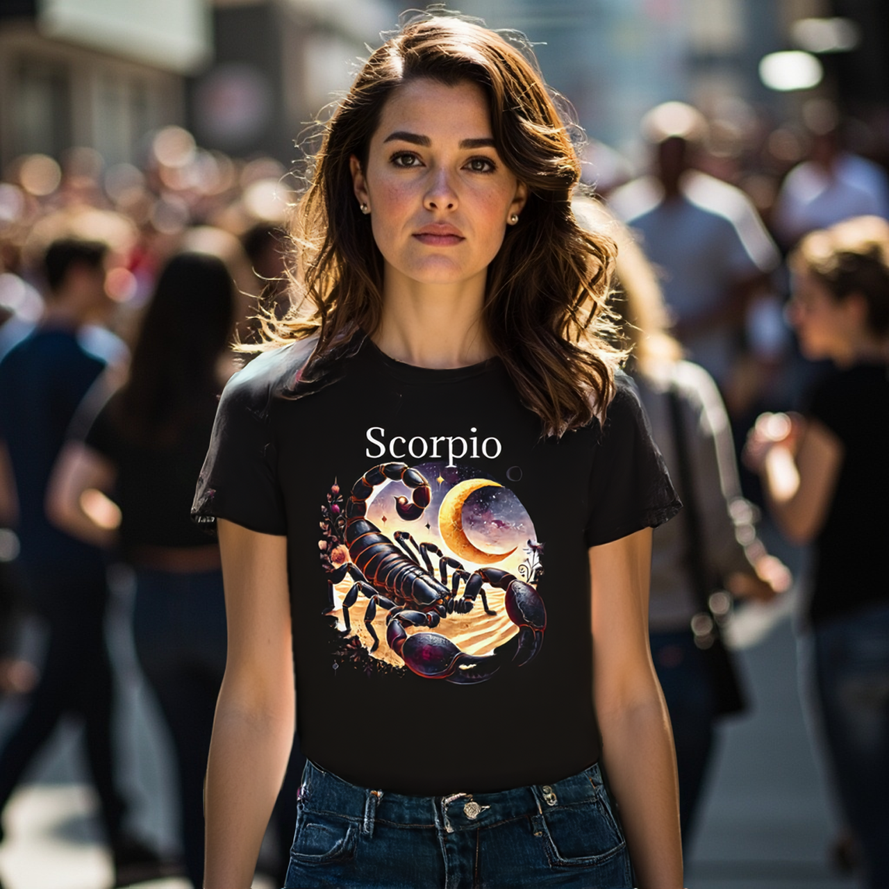 Scorpio Zodiac T-Shirt — Astrology Tee by Roger Sampson product thumbnail image